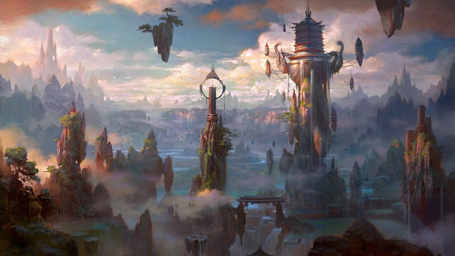 Fantasy Ancient City
 Wallpapers