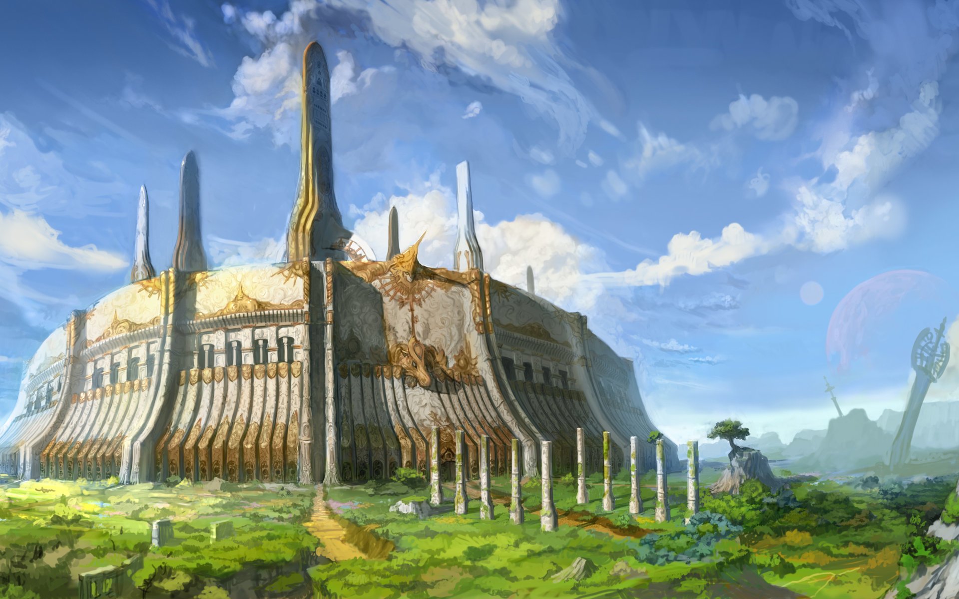 Fantasy Building Wallpapers