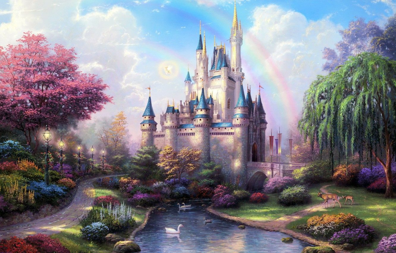 Fantasy Castle Landscape Wallpapers