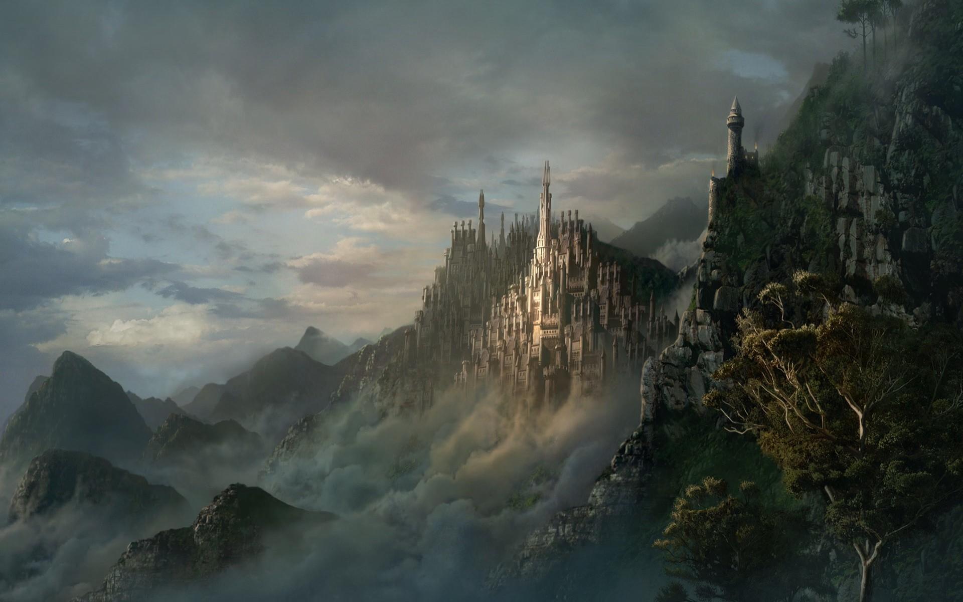 Fantasy Castle Landscape Wallpapers