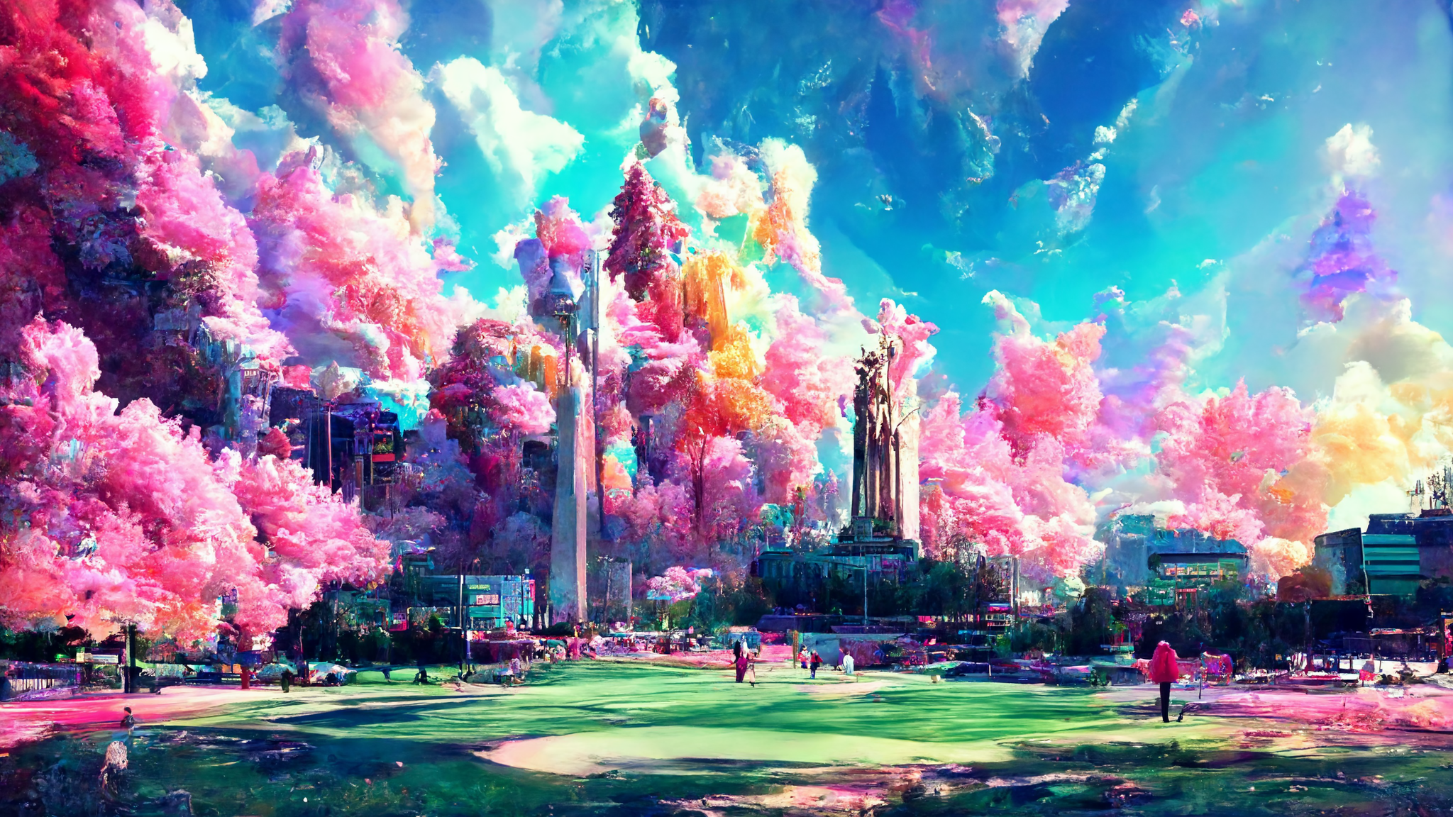 Fantasy Cityscape Wallpapers