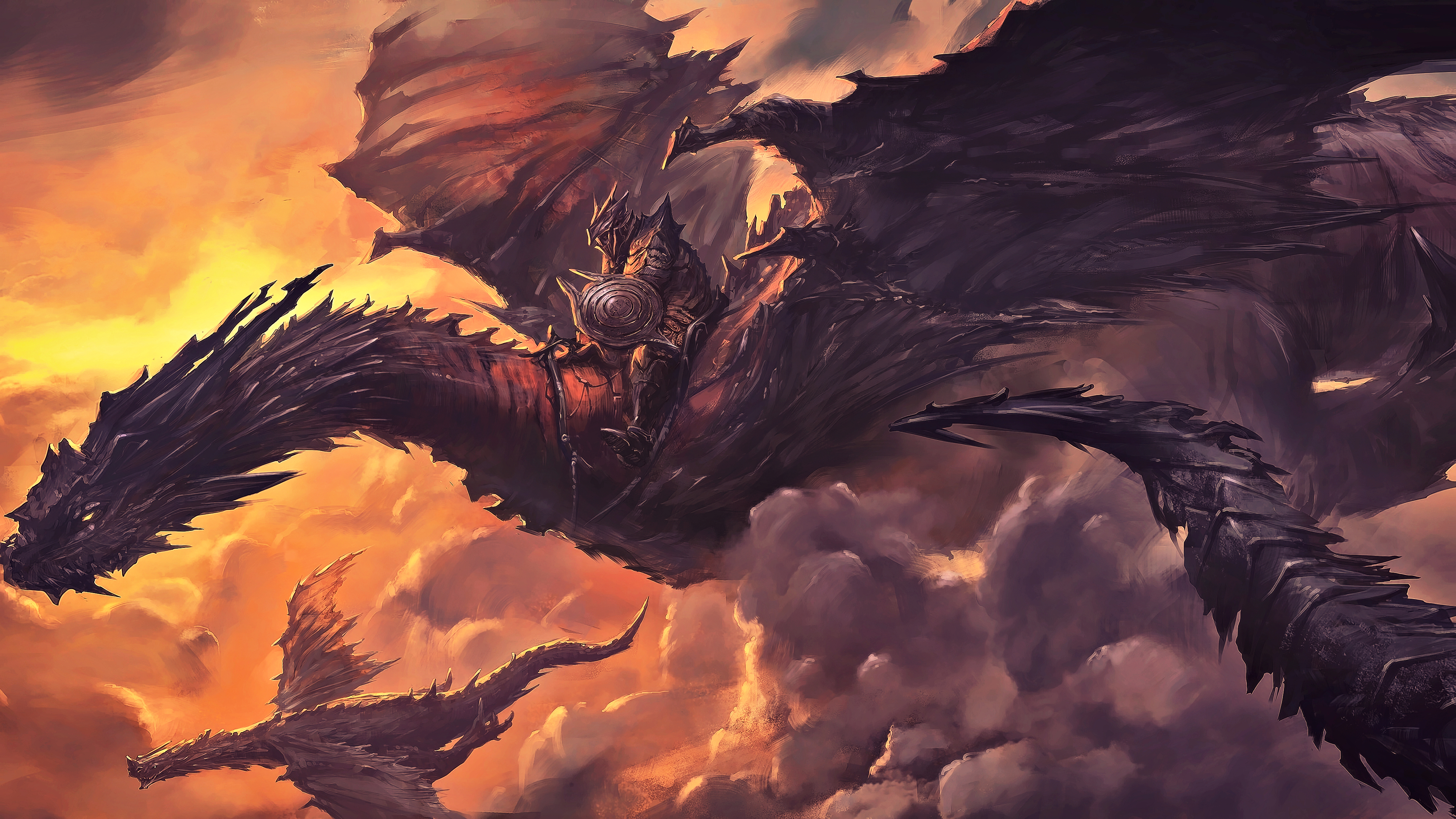 Fantasy Dragon 4K Art
 Wallpapers