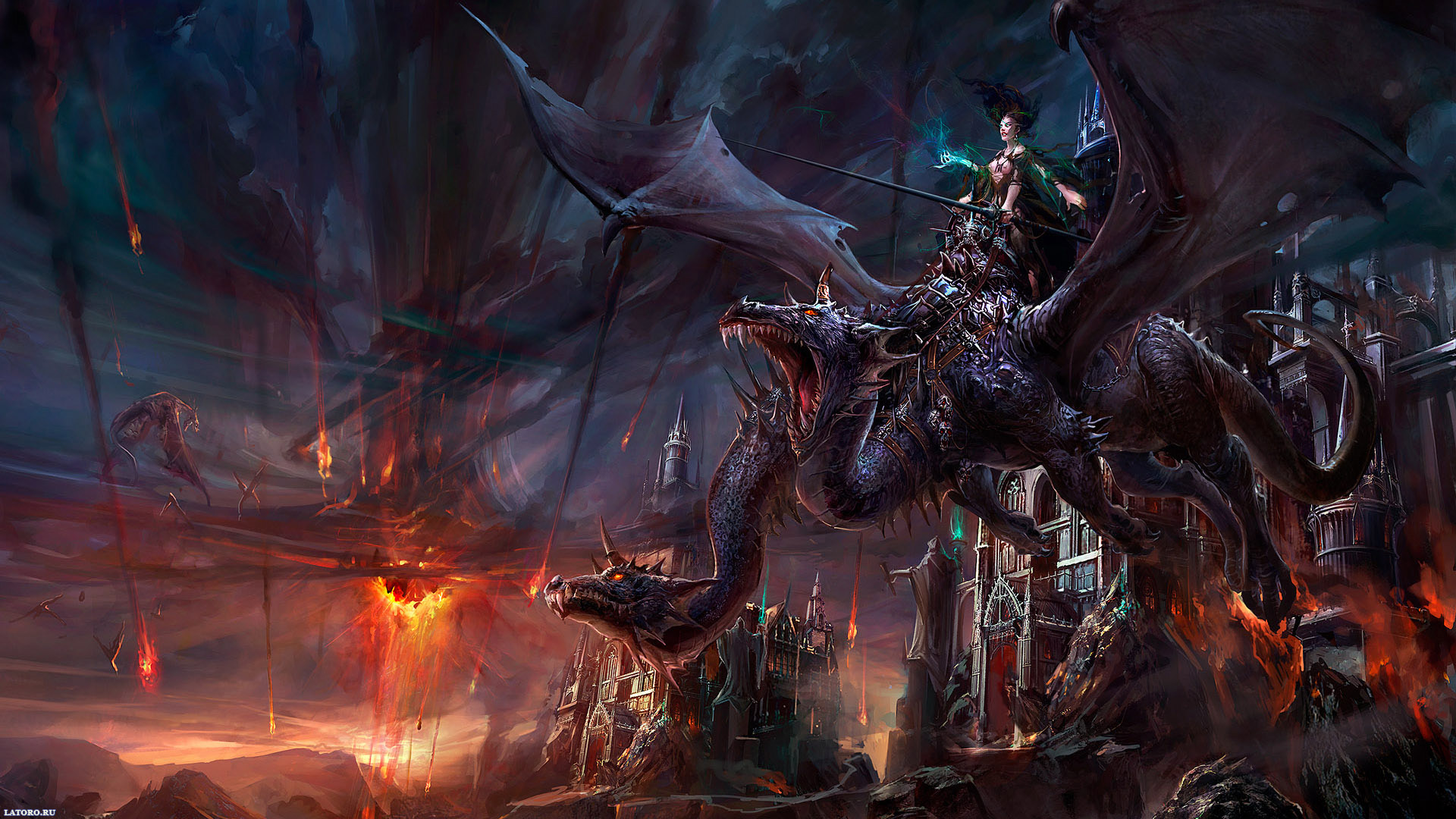 Fantasy Dragon 4K Art
 Wallpapers