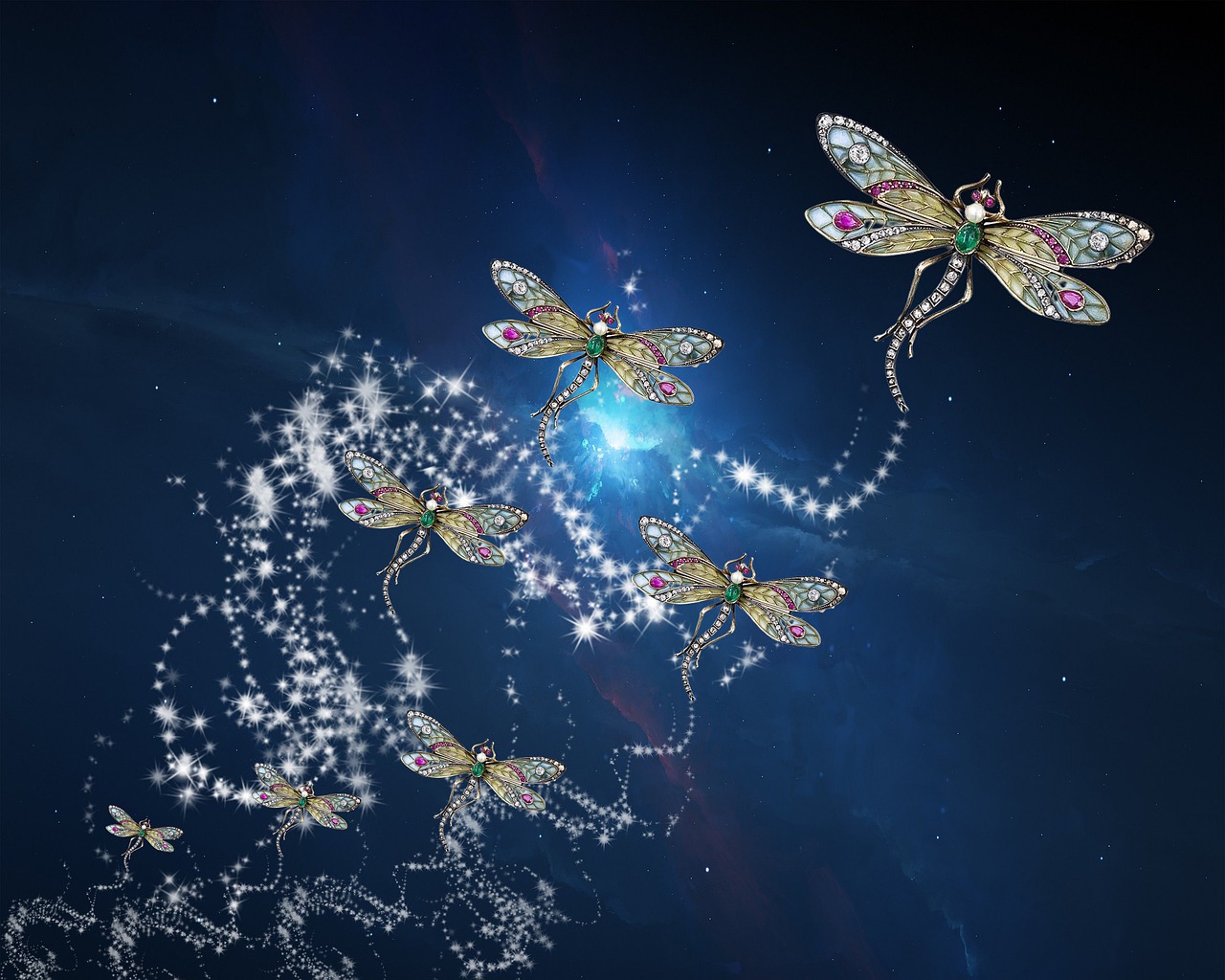 Fantasy Dragonfly Wallpapers