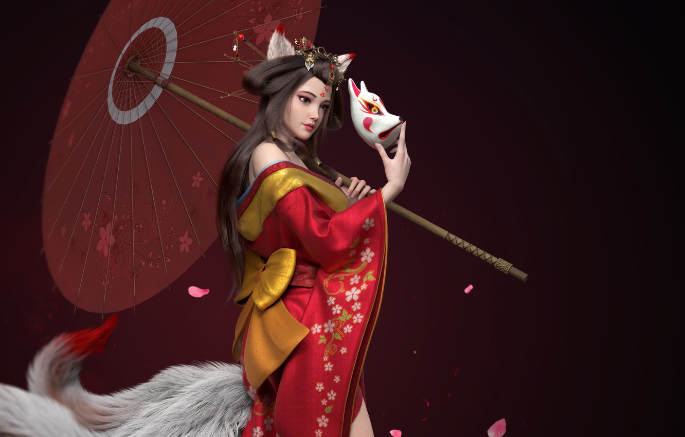 Fantasy Geisha Wallpapers