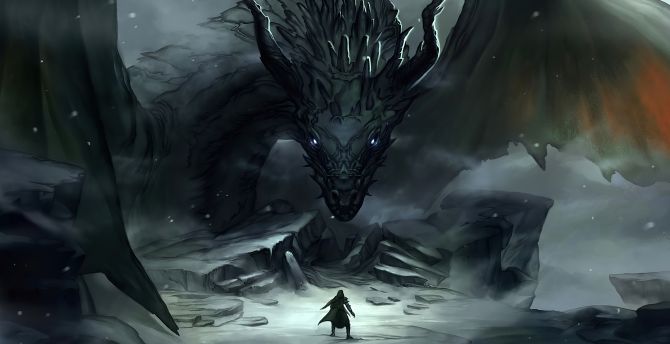 Fantasy Hd Cool Dragon Art
 Wallpapers