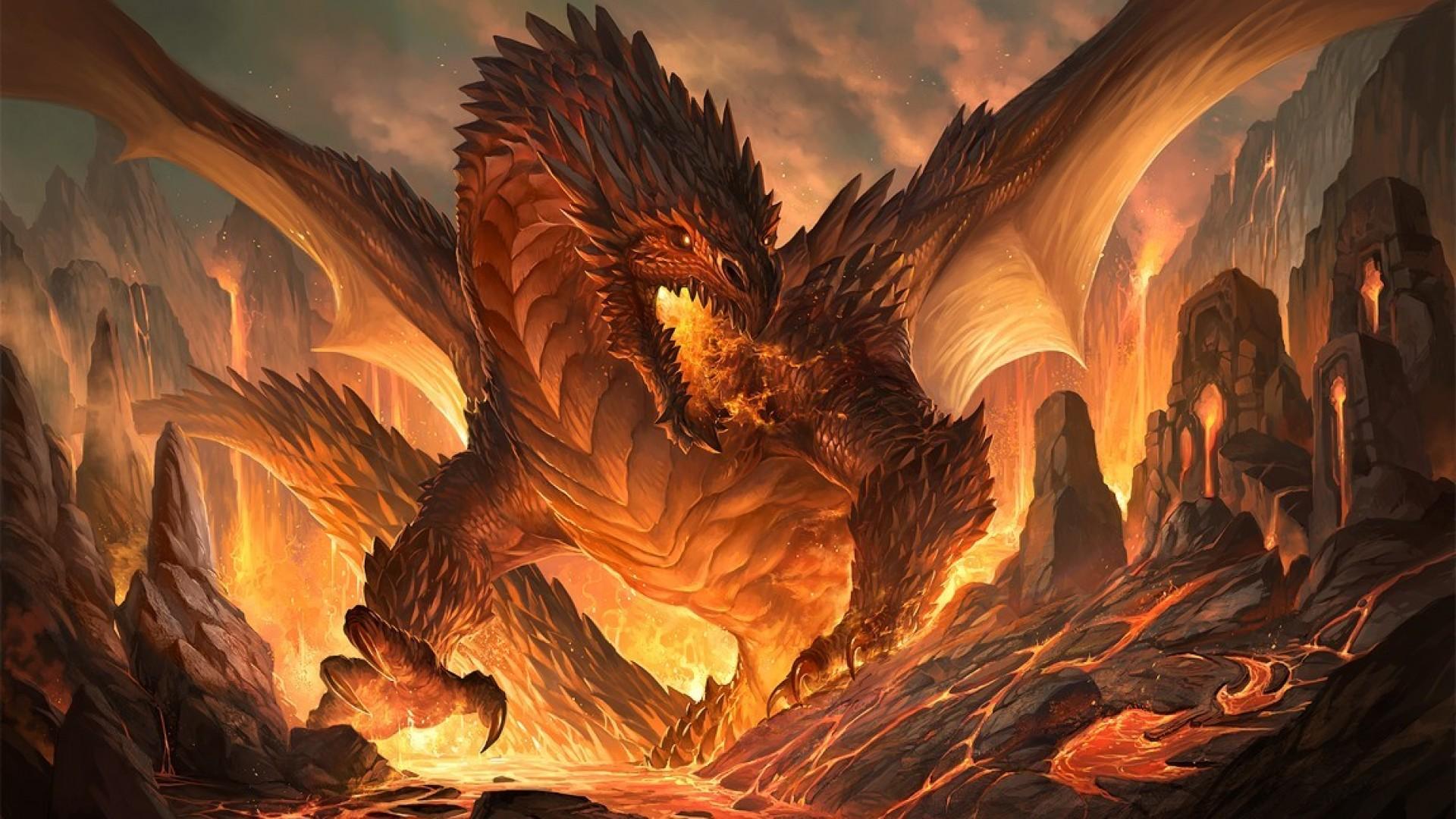 Fantasy Hd Cool Dragon Art
 Wallpapers