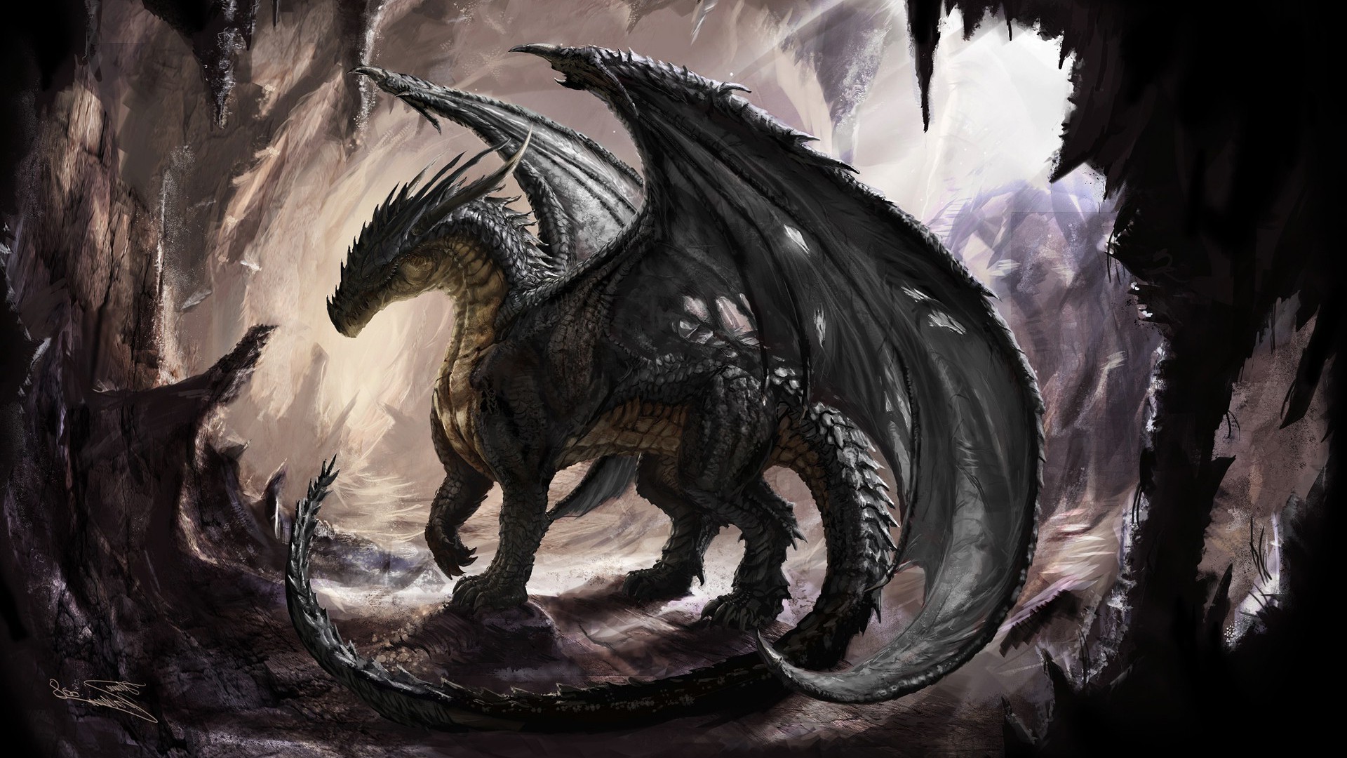 Fantasy Hd Cool Dragon Art
 Wallpapers