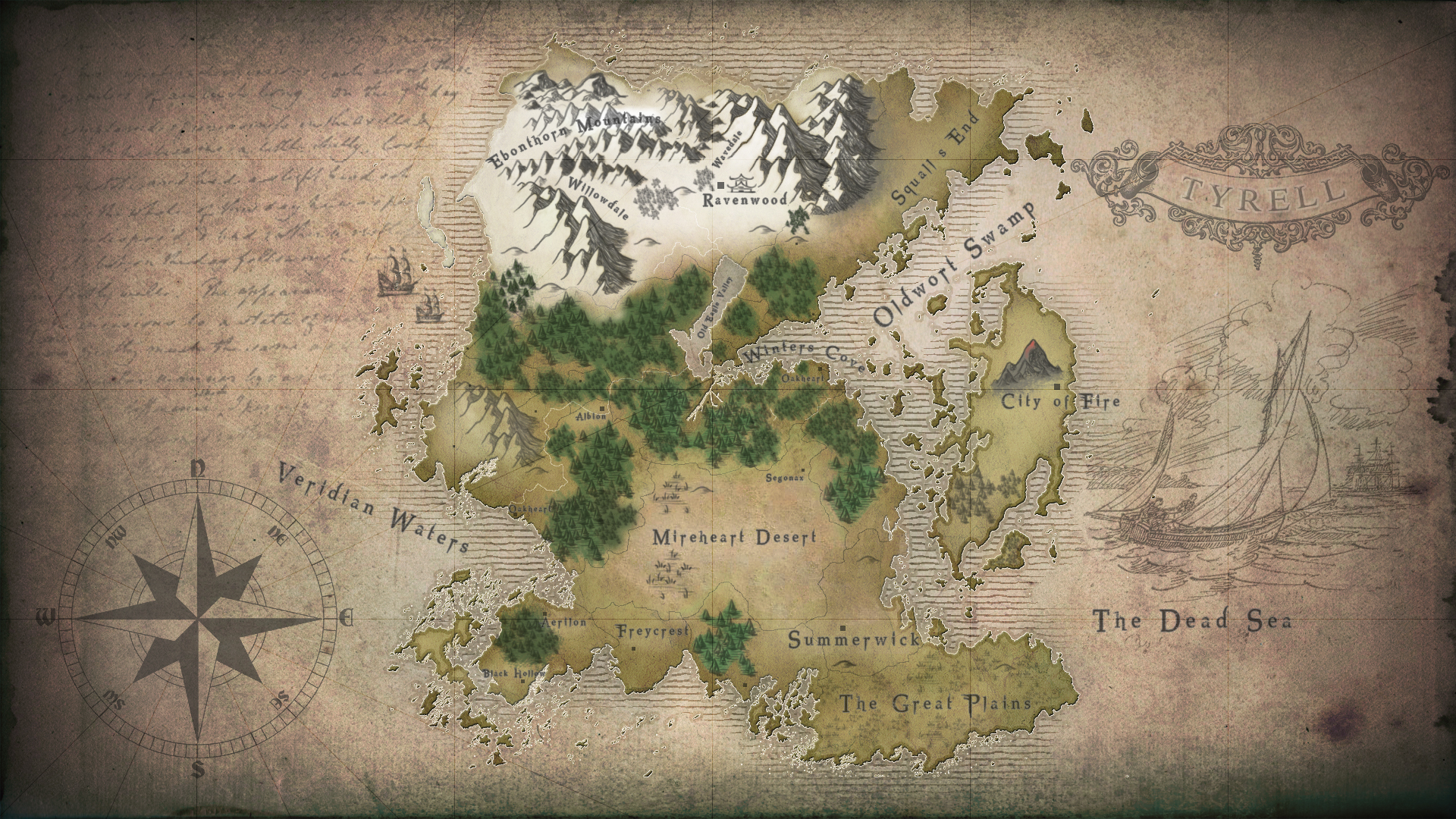 Fantasy Map Wallpapers