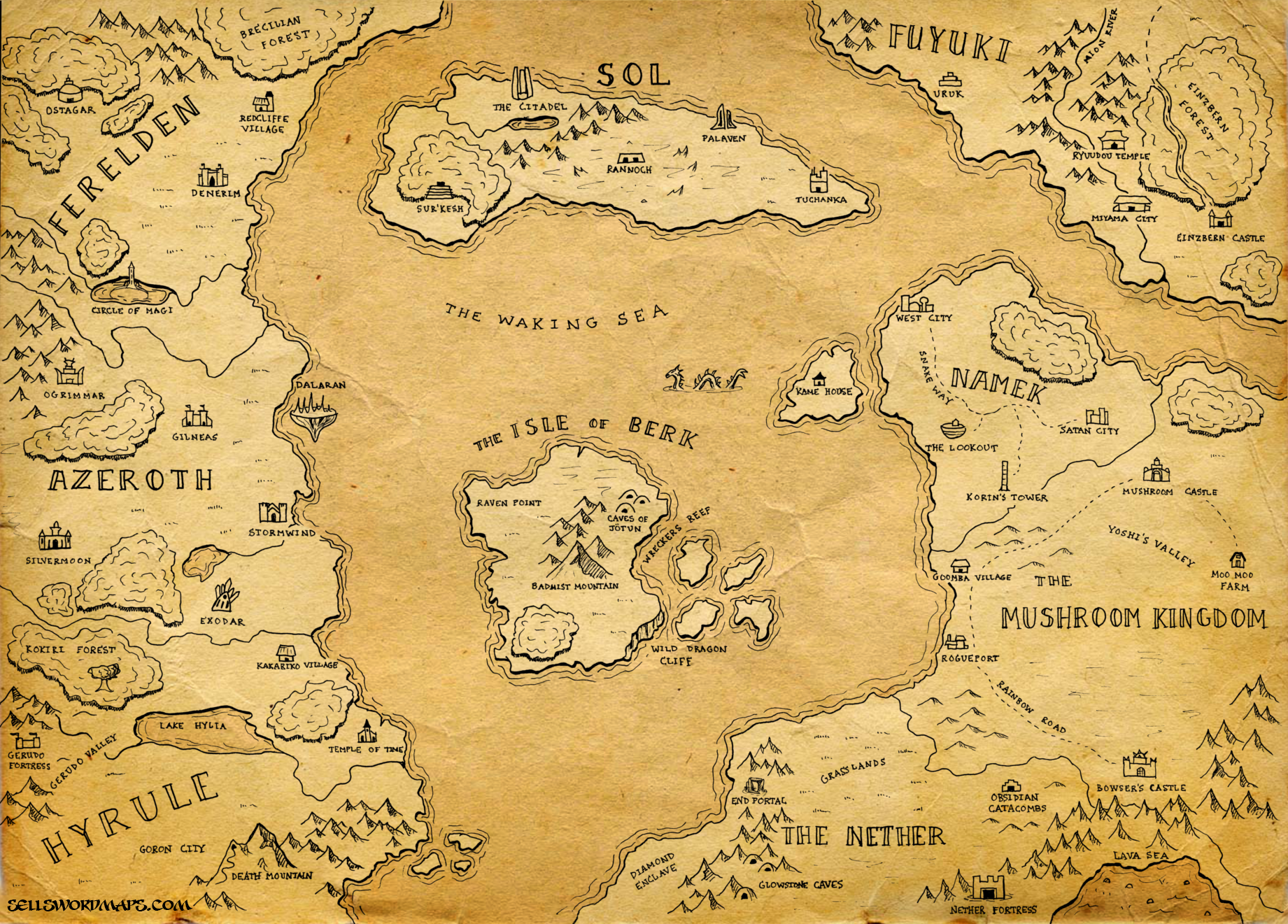 Fantasy Map Wallpapers