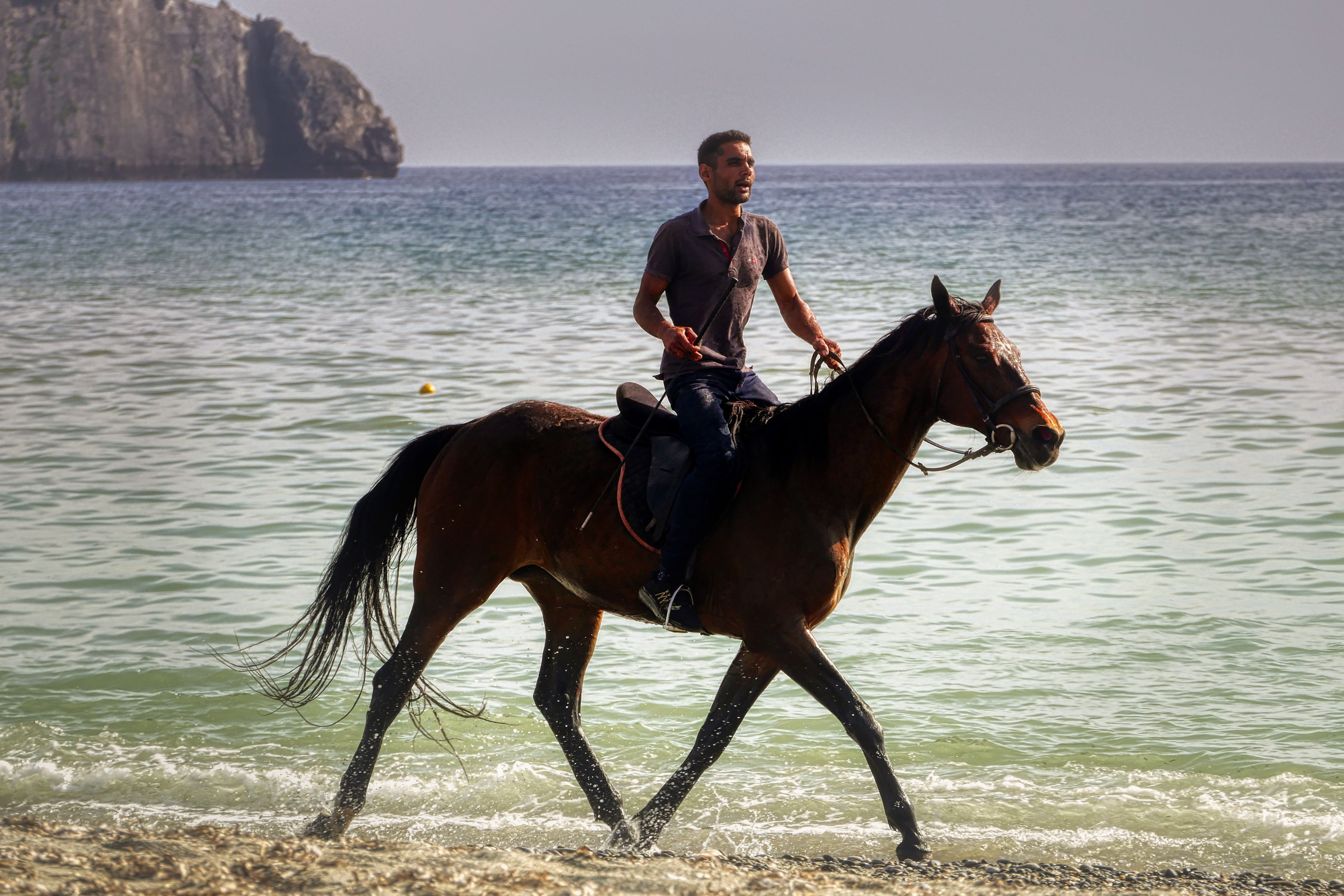 Fantasy Men Horse Riding
 Wallpapers