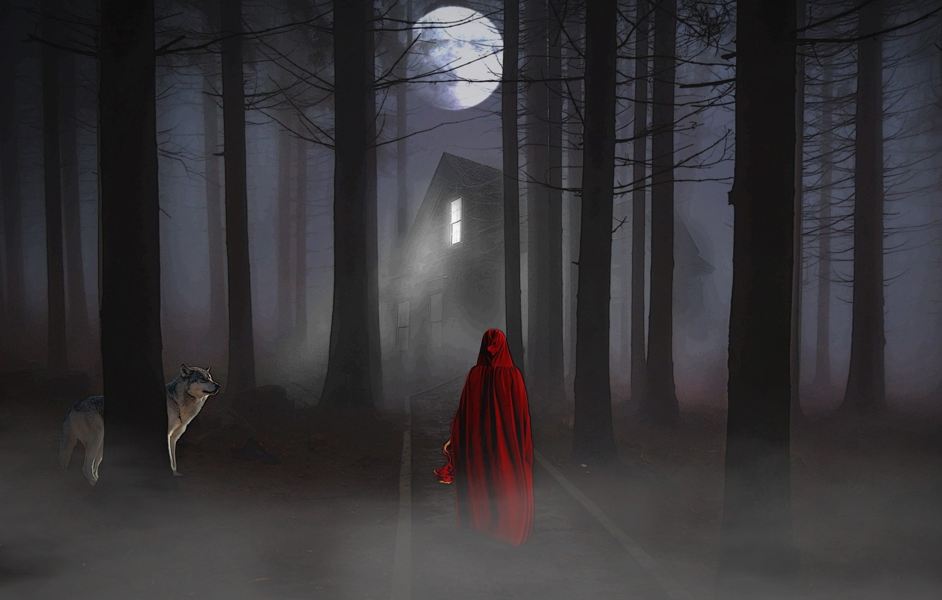 Fantasy Red Riding Hood Wallpapers