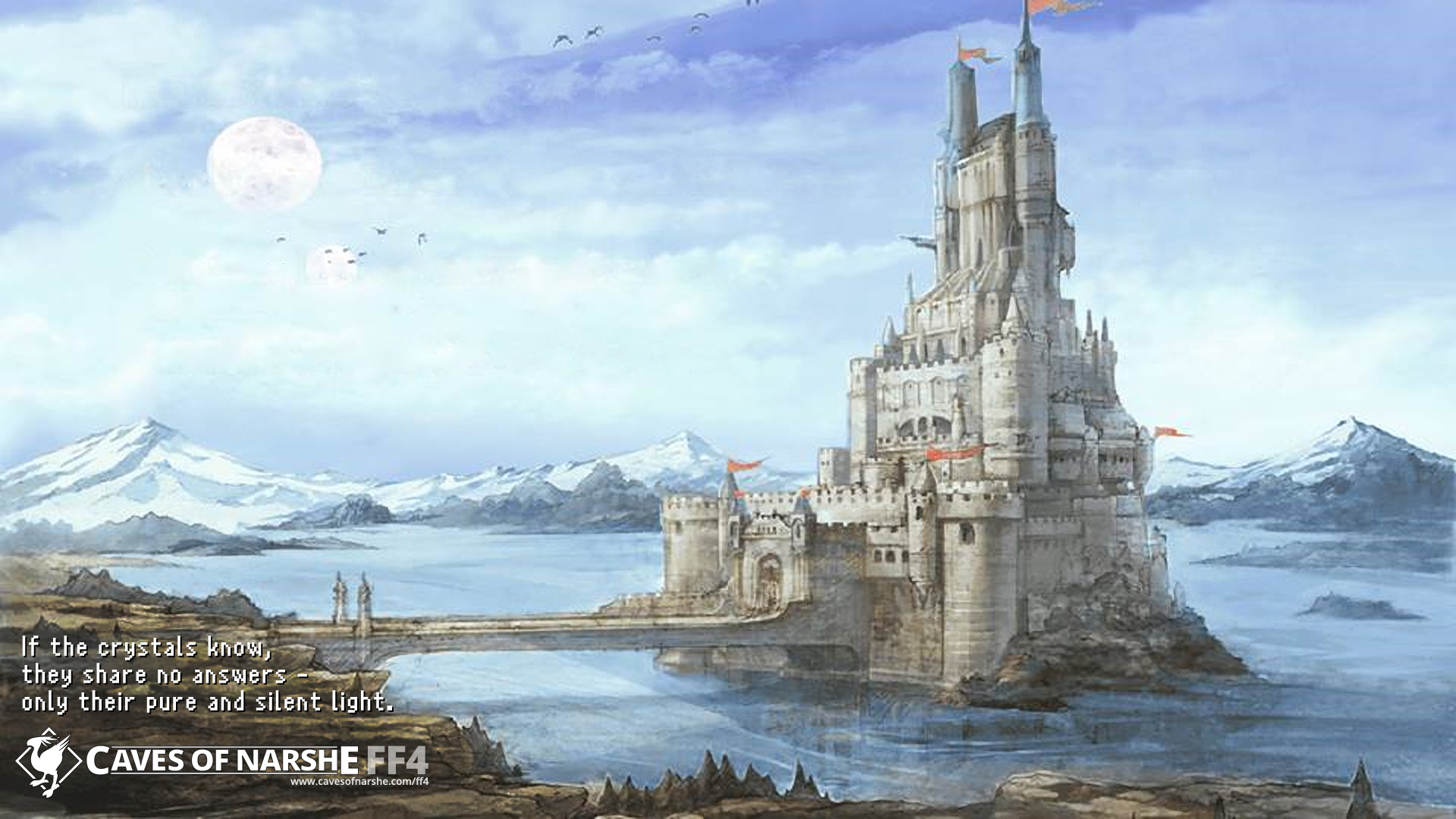 Fantasy Water Castle Wallpapers