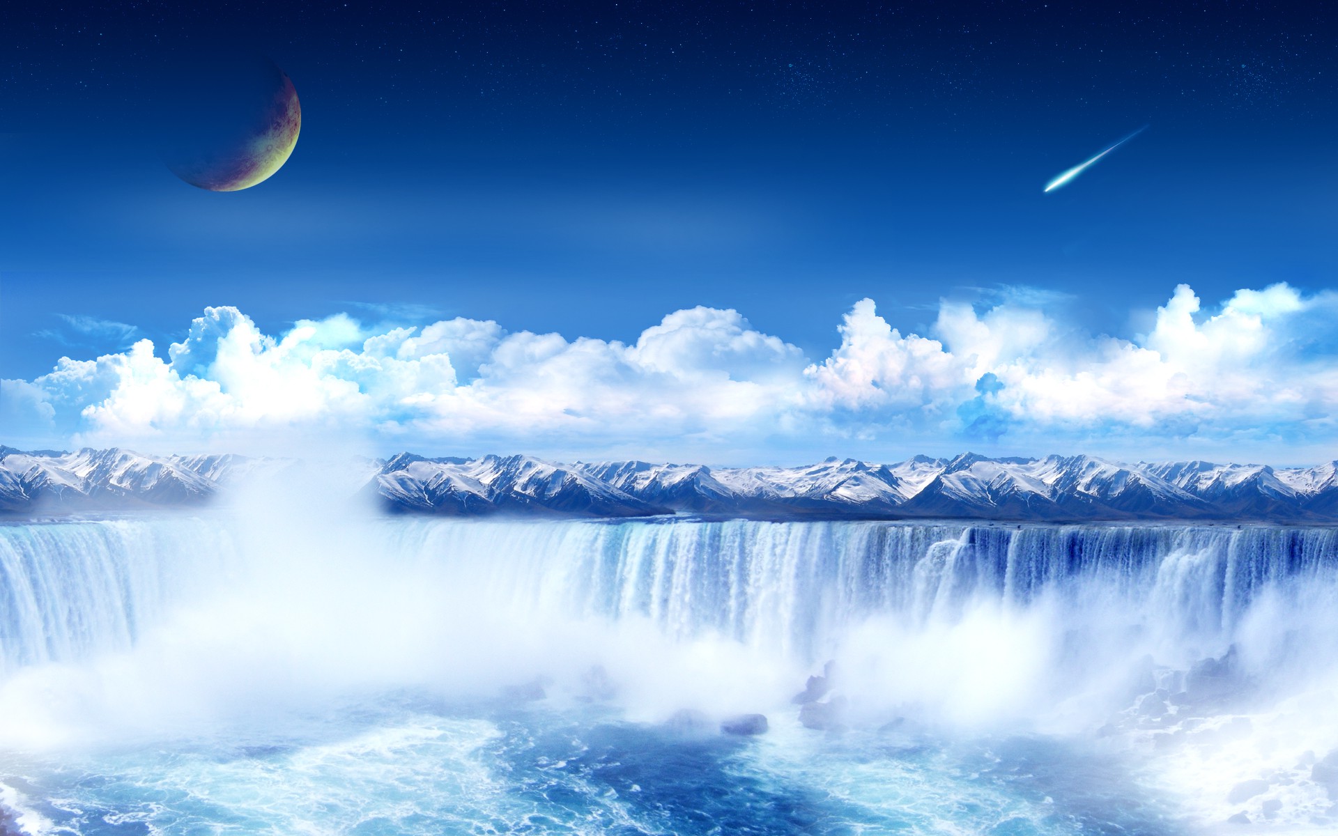 Fantasy Waterfall Wallpapers