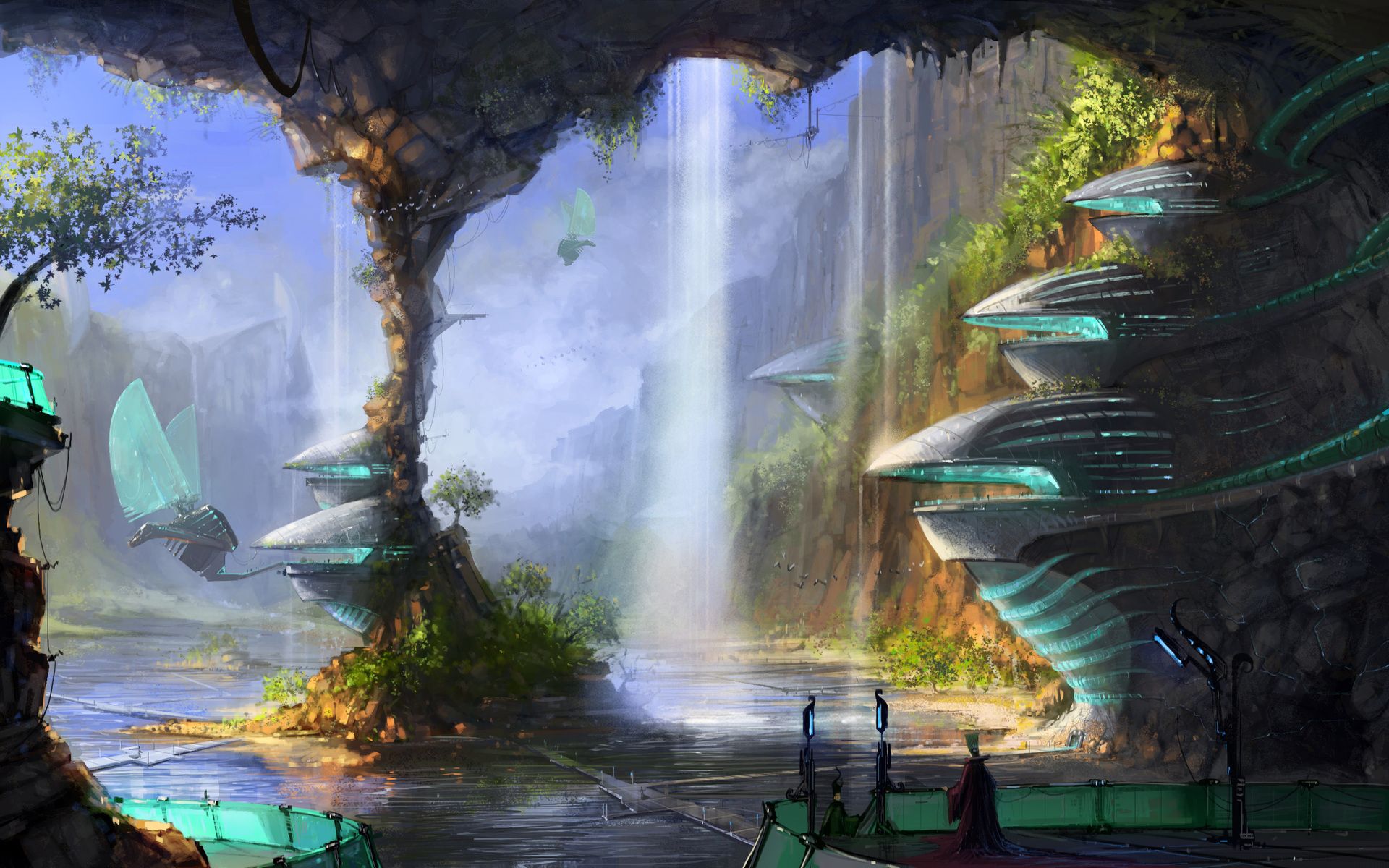 Fantasy Waterfall Wallpapers