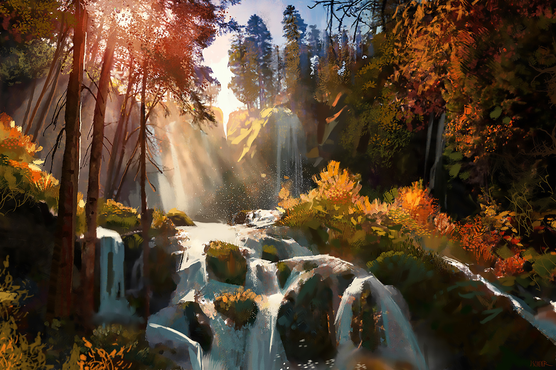 Fantasy Waterfall Wallpapers
