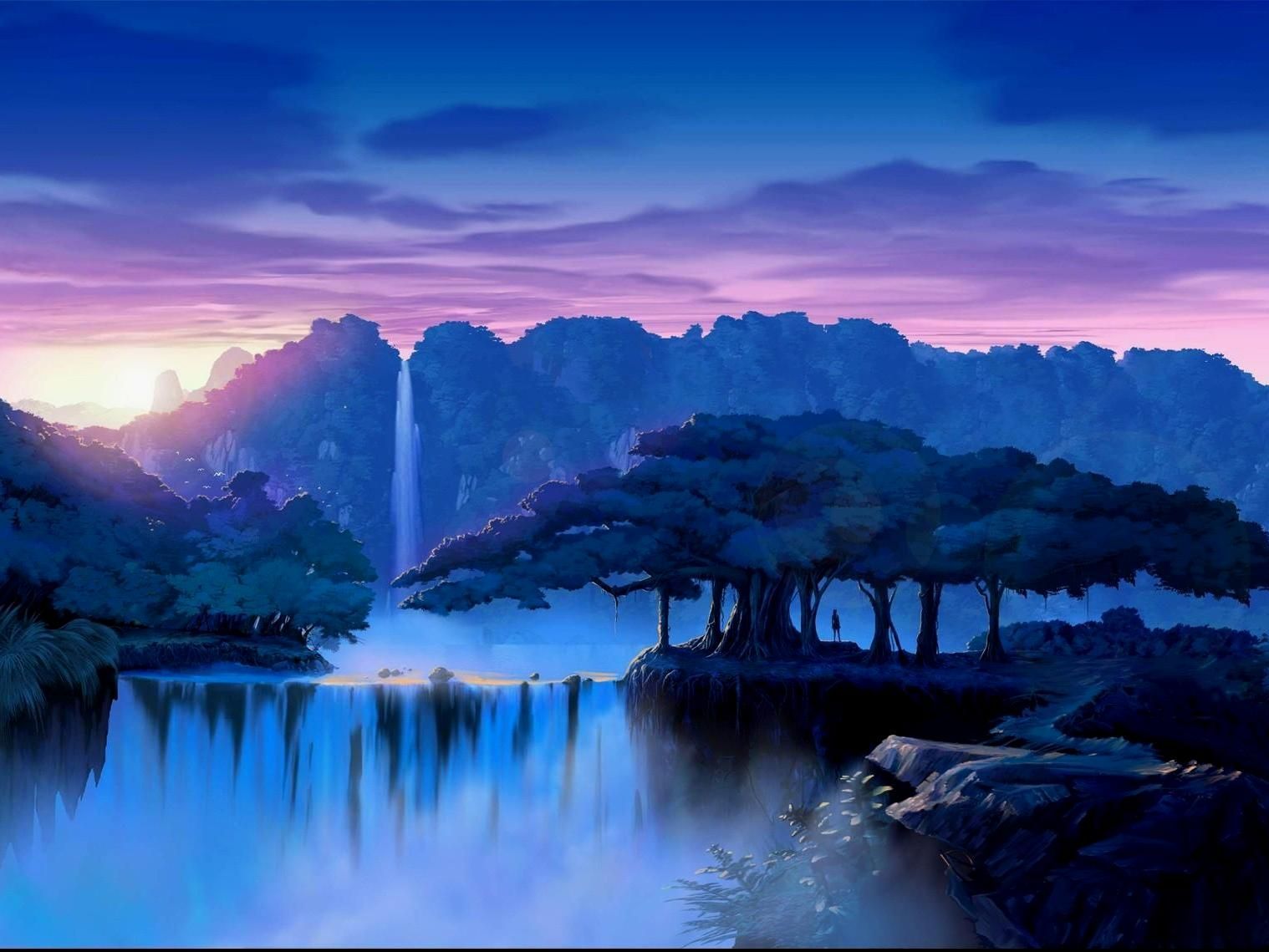 Fantasy Waterfall Wallpapers