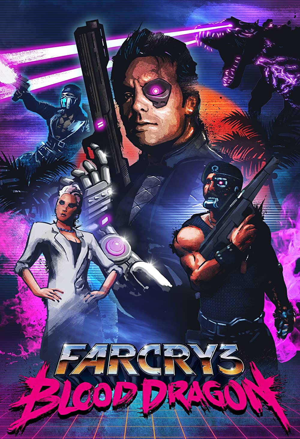 Far Cry 3 Blood Dragon Background