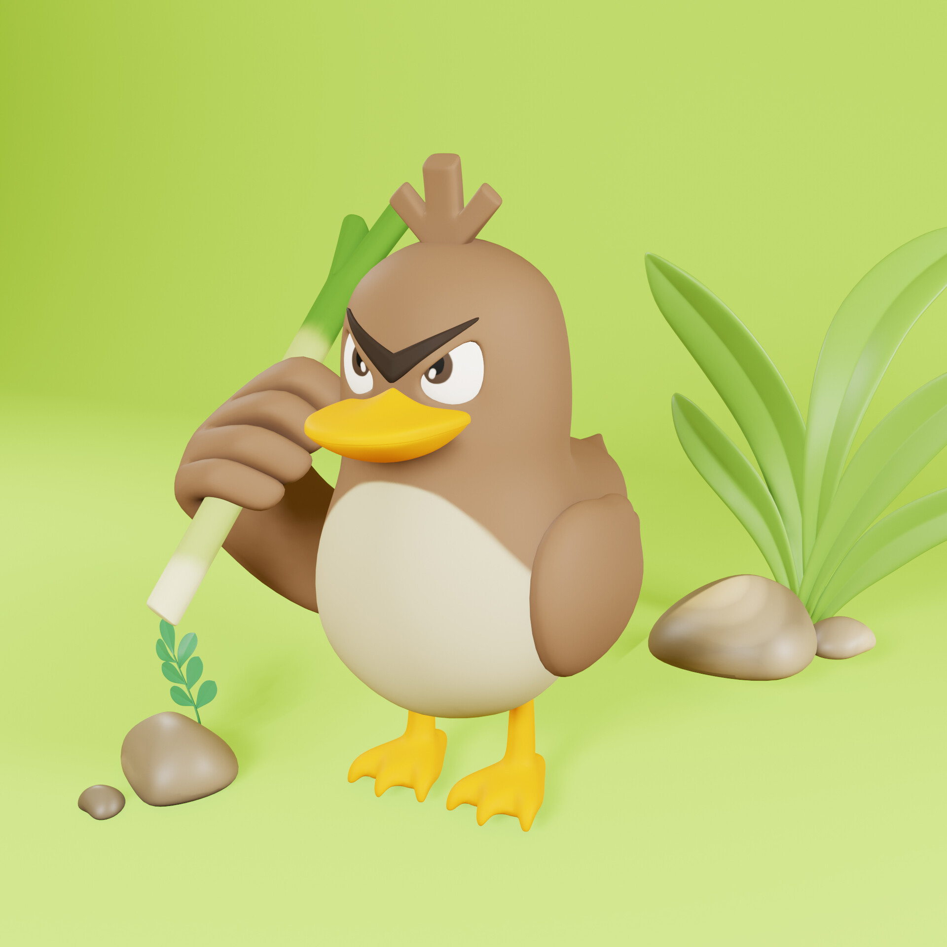 Farfetch'D Hd Wallpapers