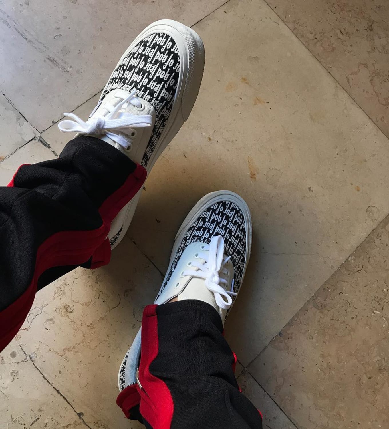 Fear Of God Vans On Feet Wallpapers