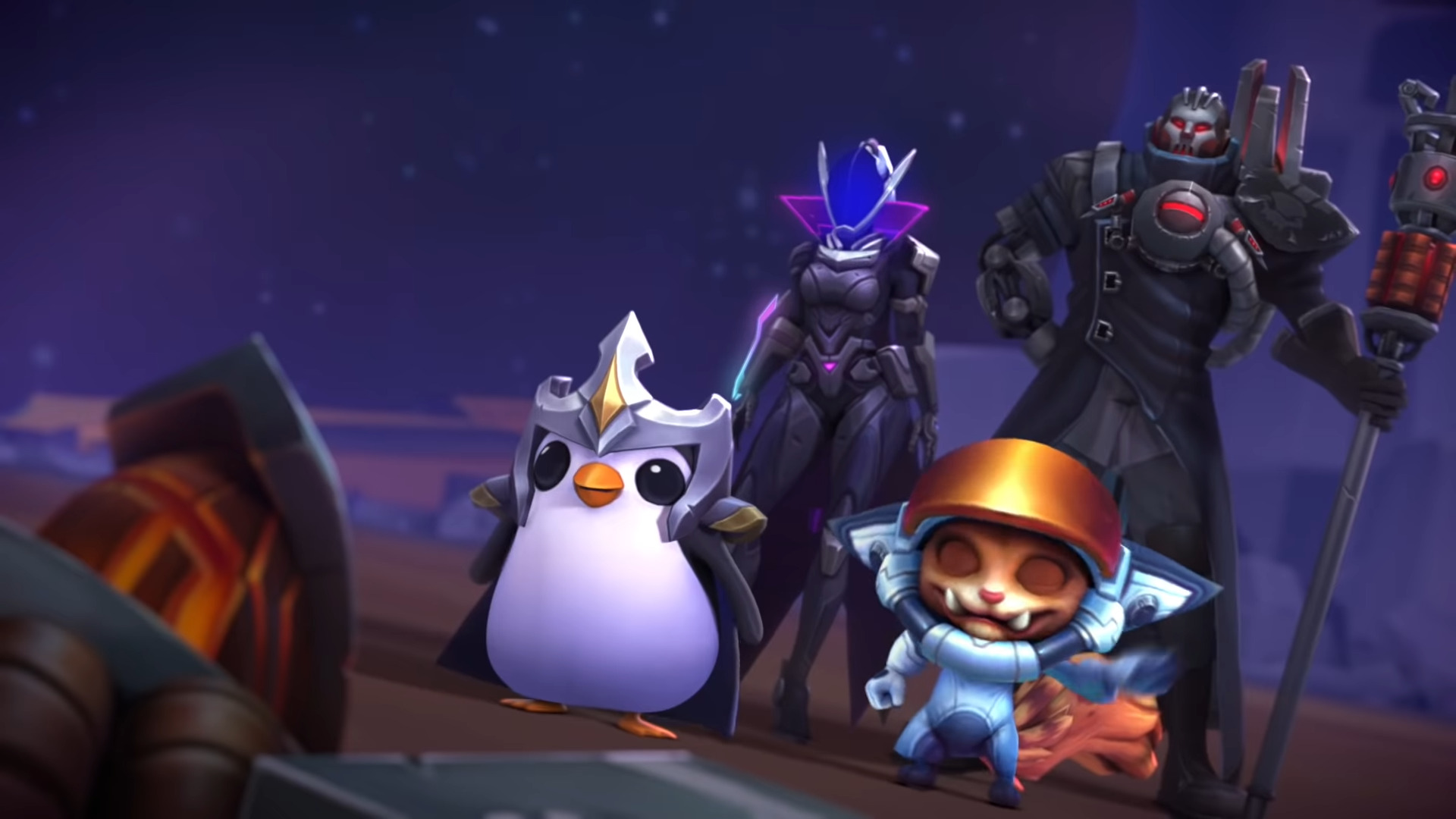 Feather Knight Pengu Teamfight Tactics Splash Wallpapers