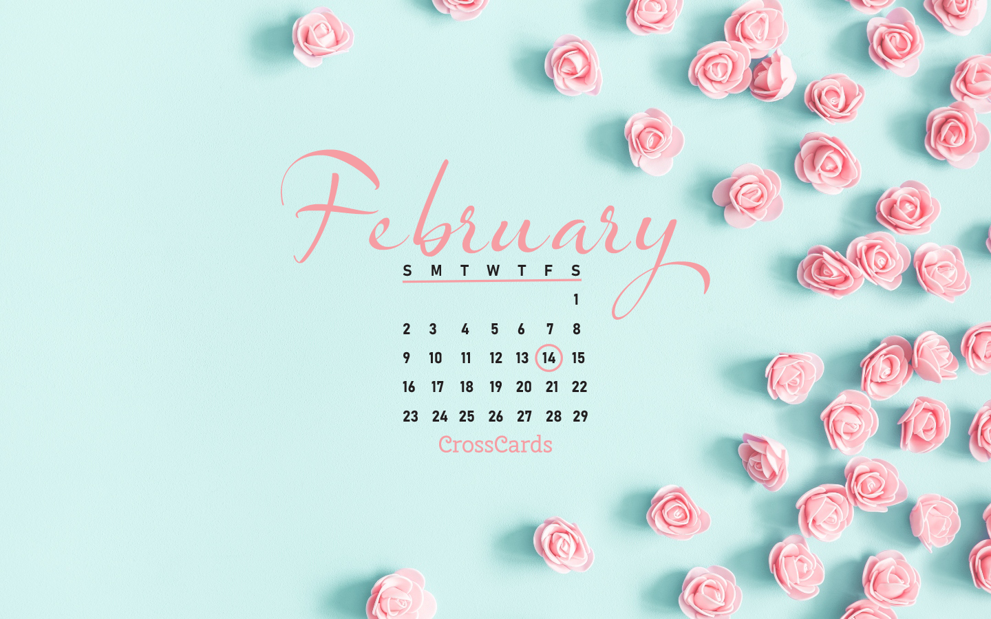 February 2021 Calendar Desktop Wallpapers