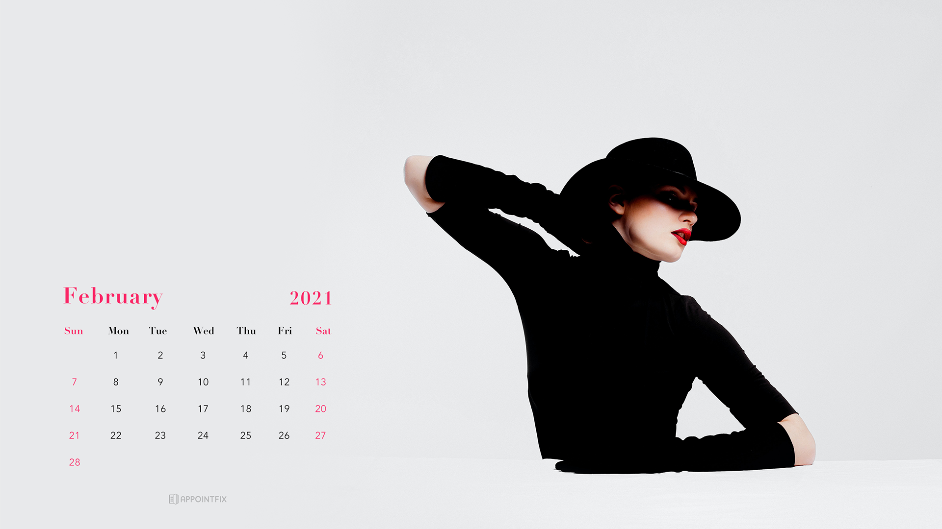 February 2021 Calendar Desktop Wallpapers