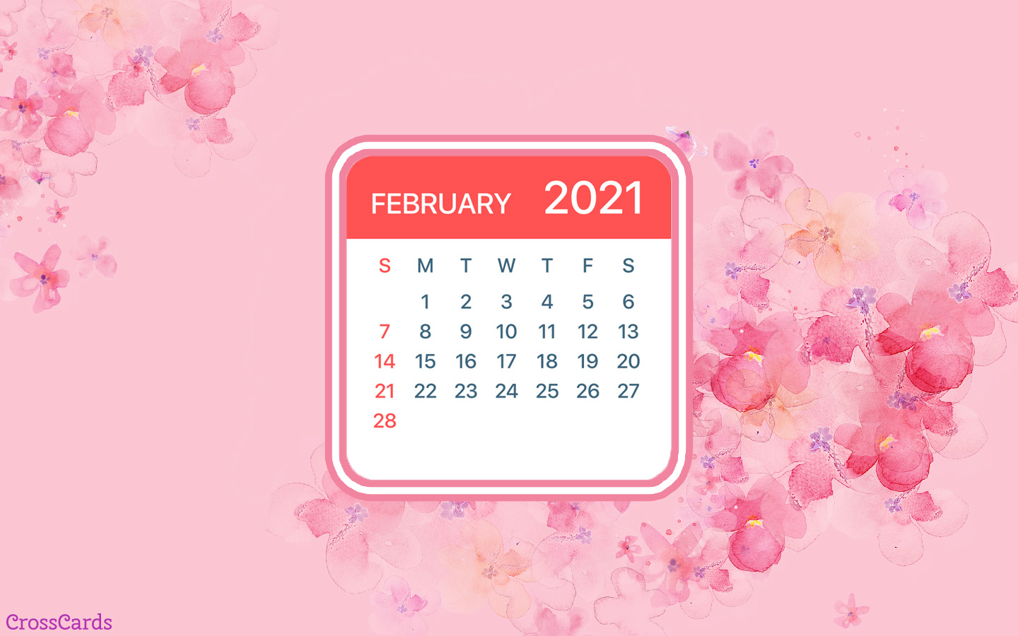 February 2021 Calendar Wallpapers