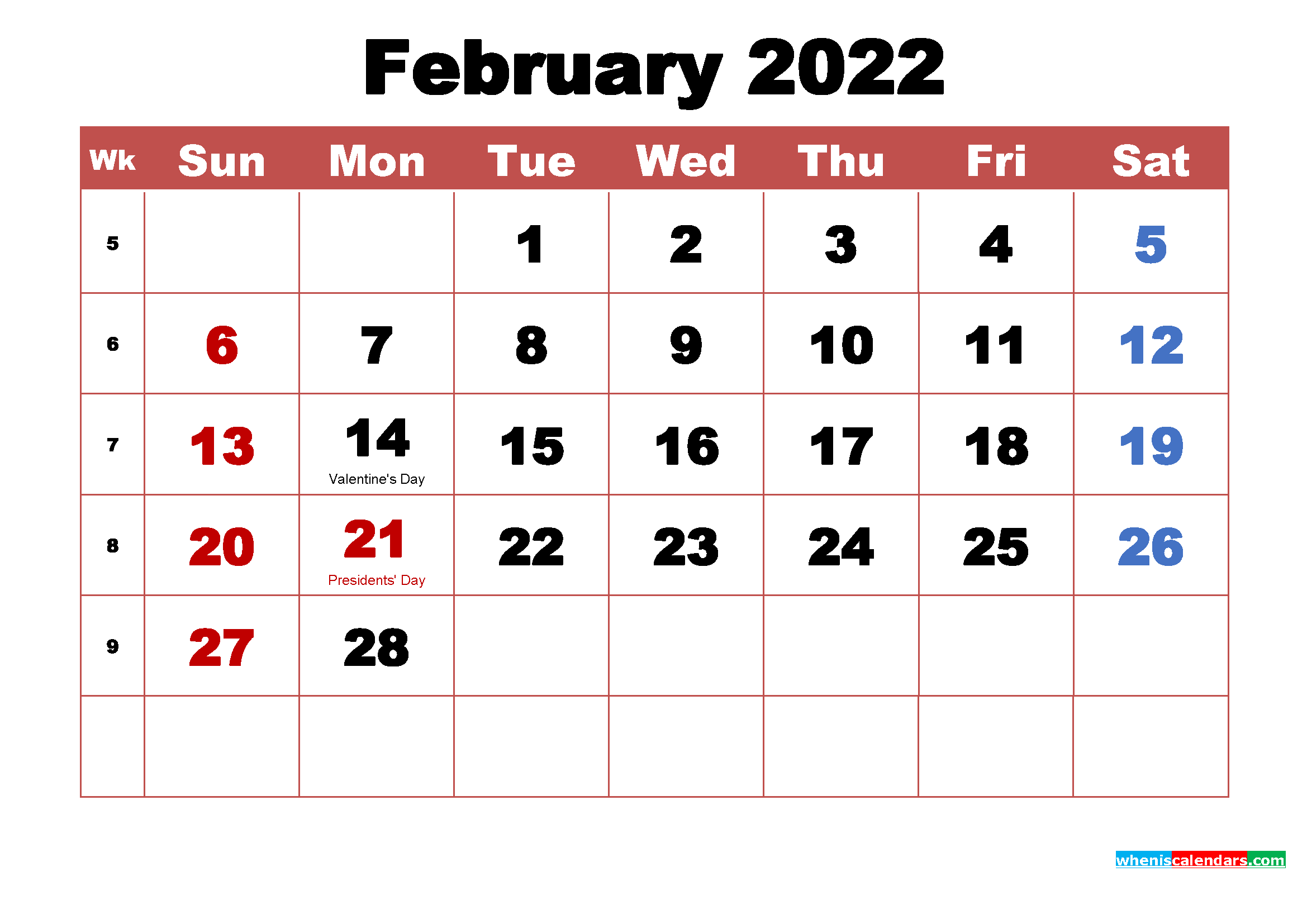 Февраль 2022. February Holidays.