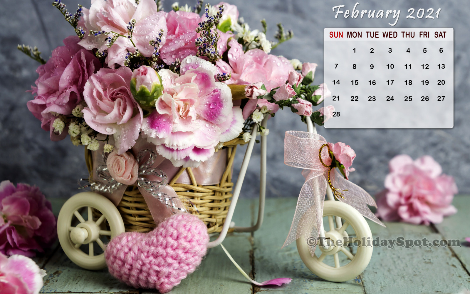 February 2021 Calendar Wallpapers