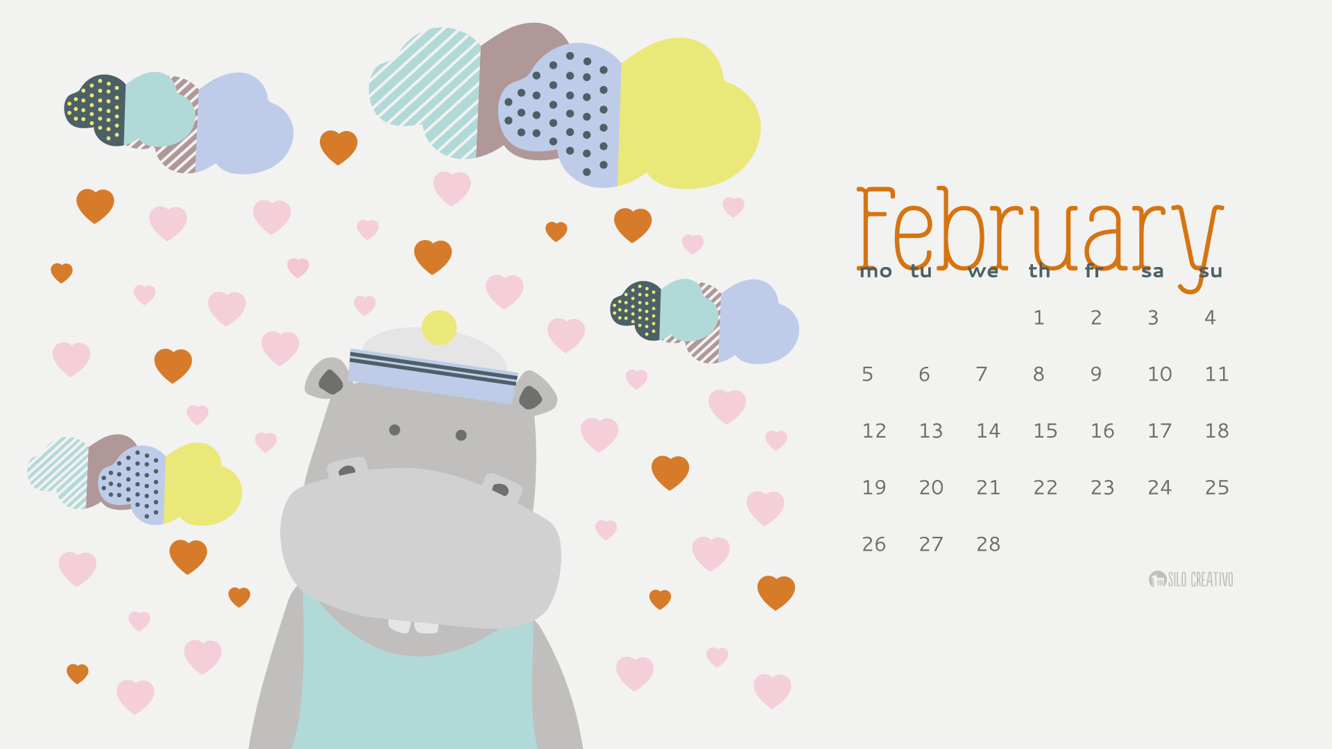 February 2021 Calendar Wallpapers