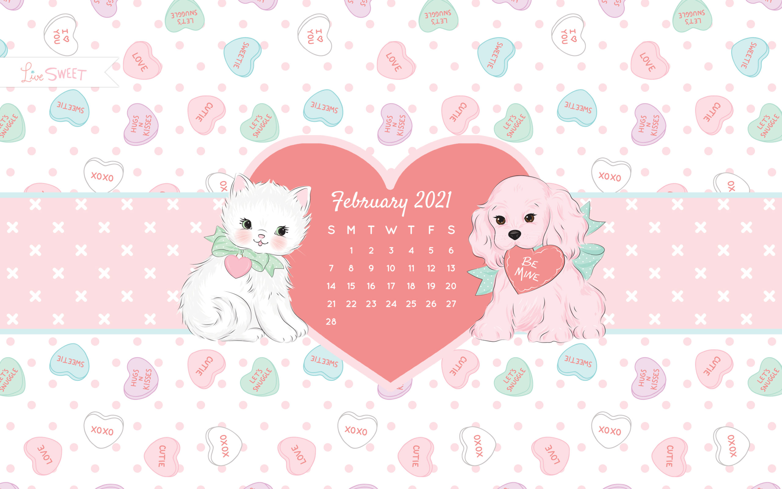 February Free Wallpapers