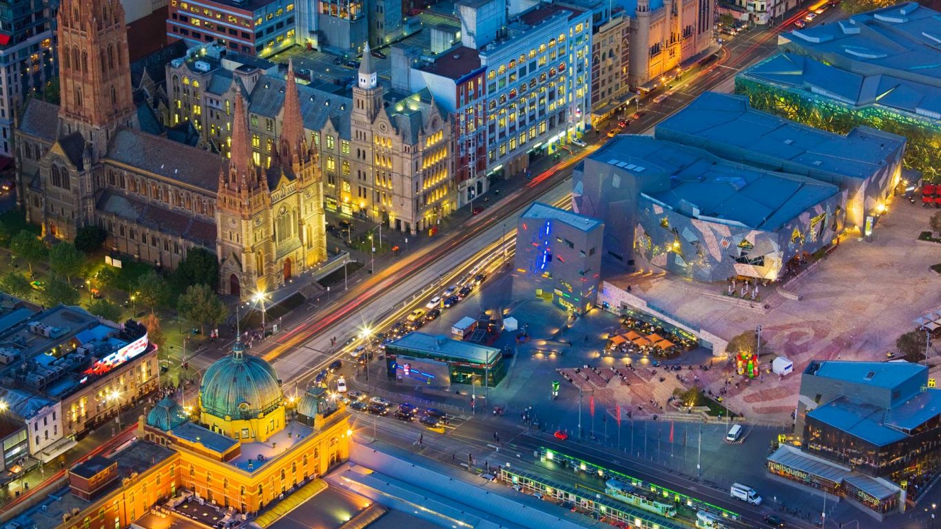 Federation Square Melbourne Australia Wallpapers