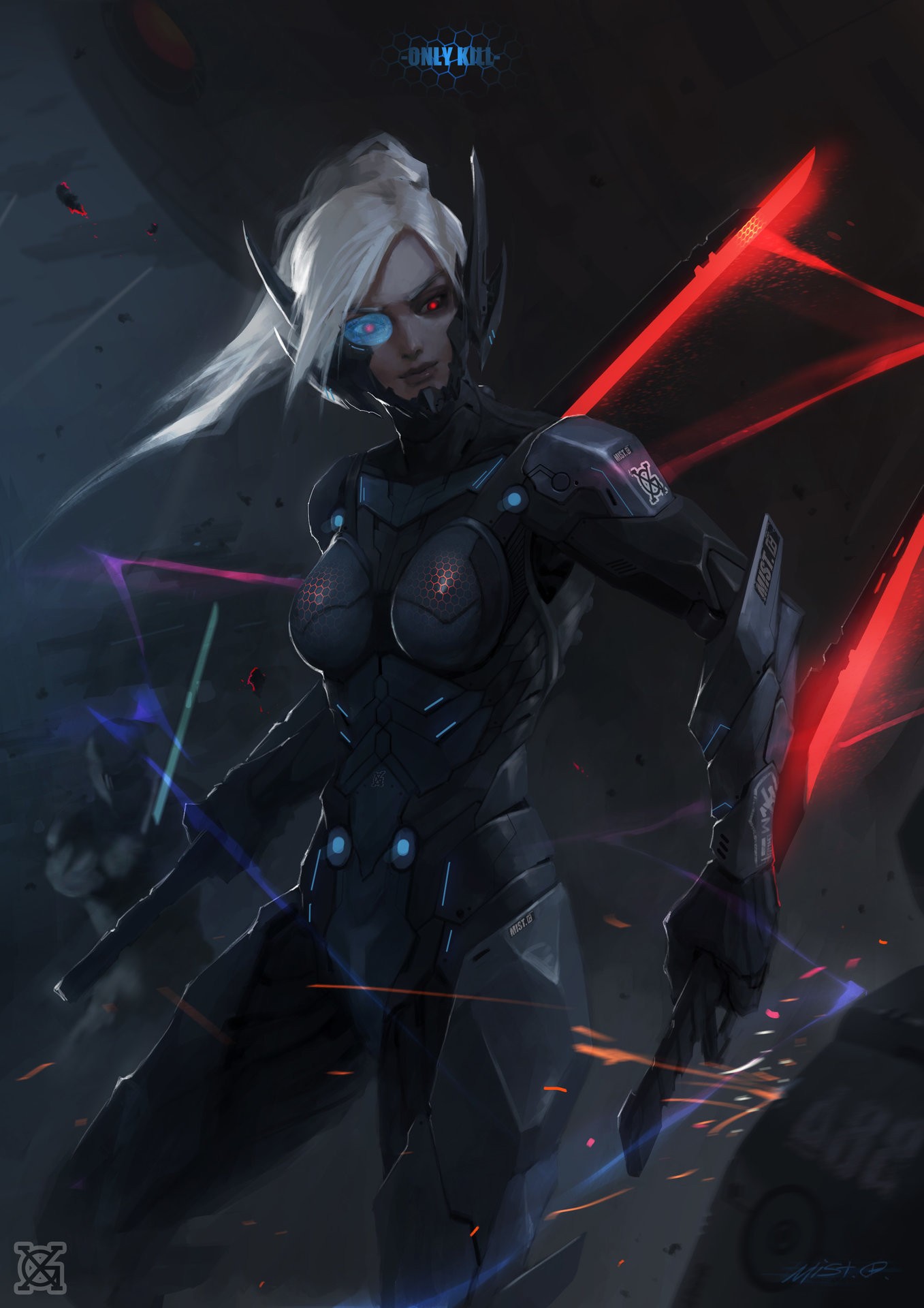 Female Cyborg Ninja Wallpapers