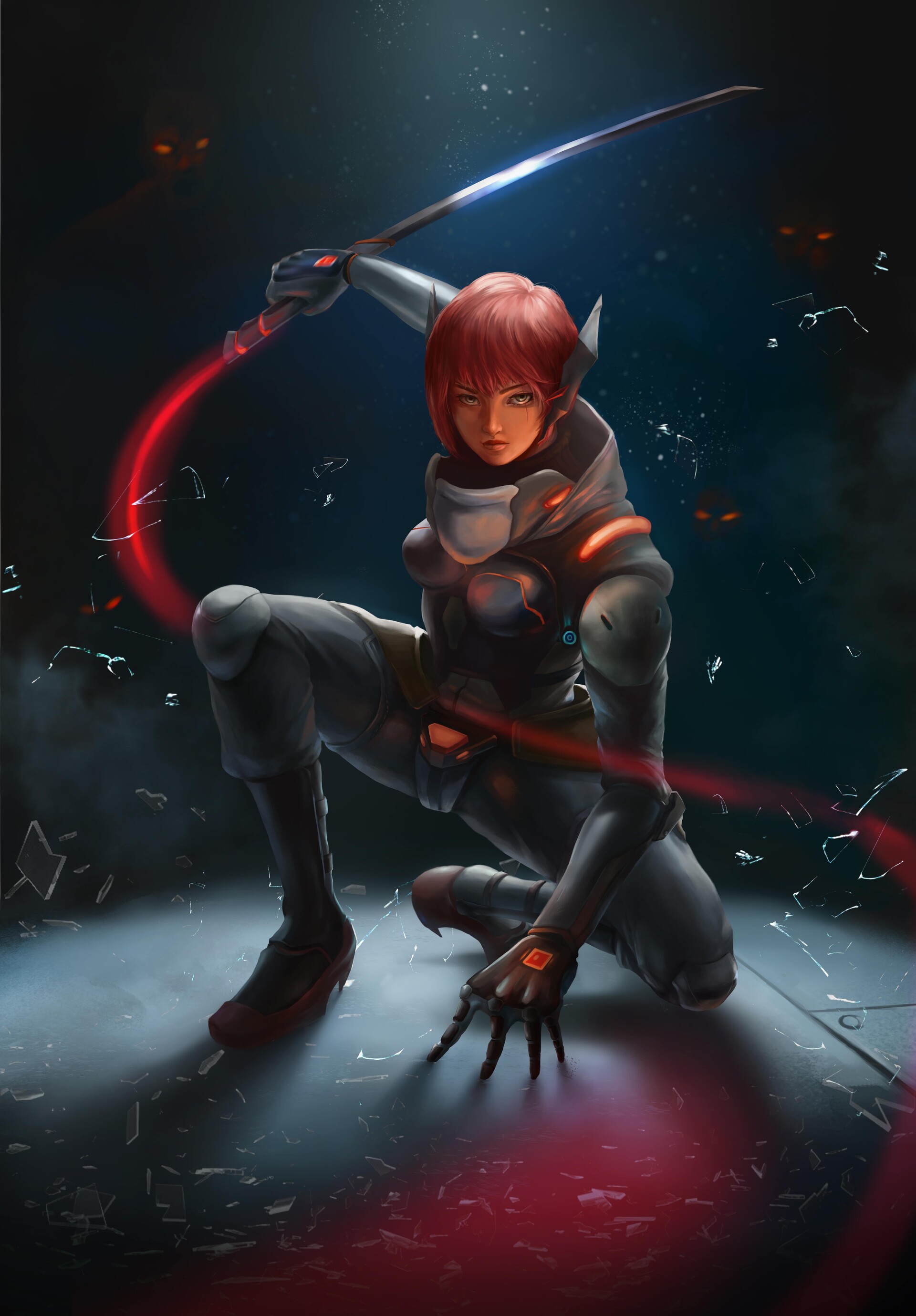 Female Cyborg Ninja Wallpapers