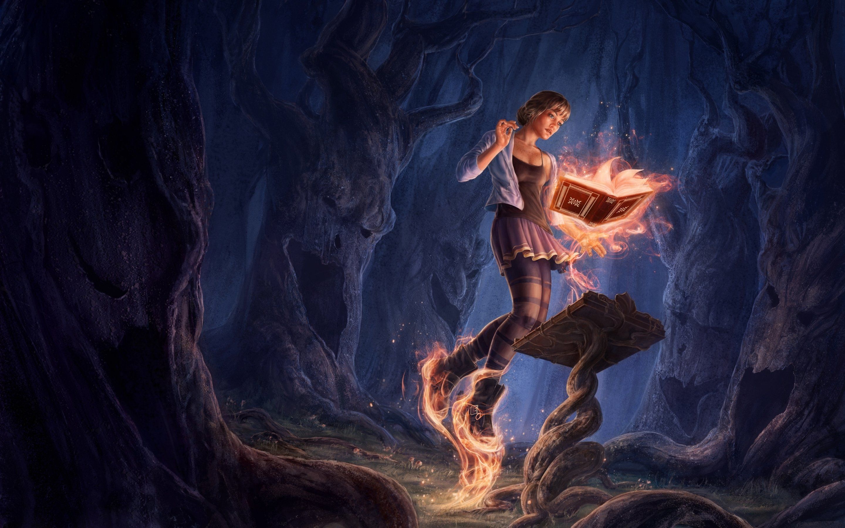 Female Wizard Fantasy Art Wallpapers