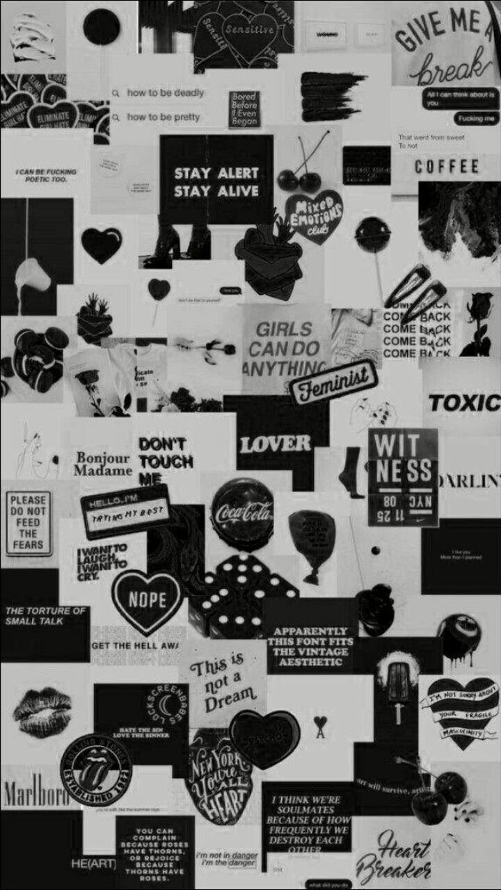 Feminist Collage Wallpapers