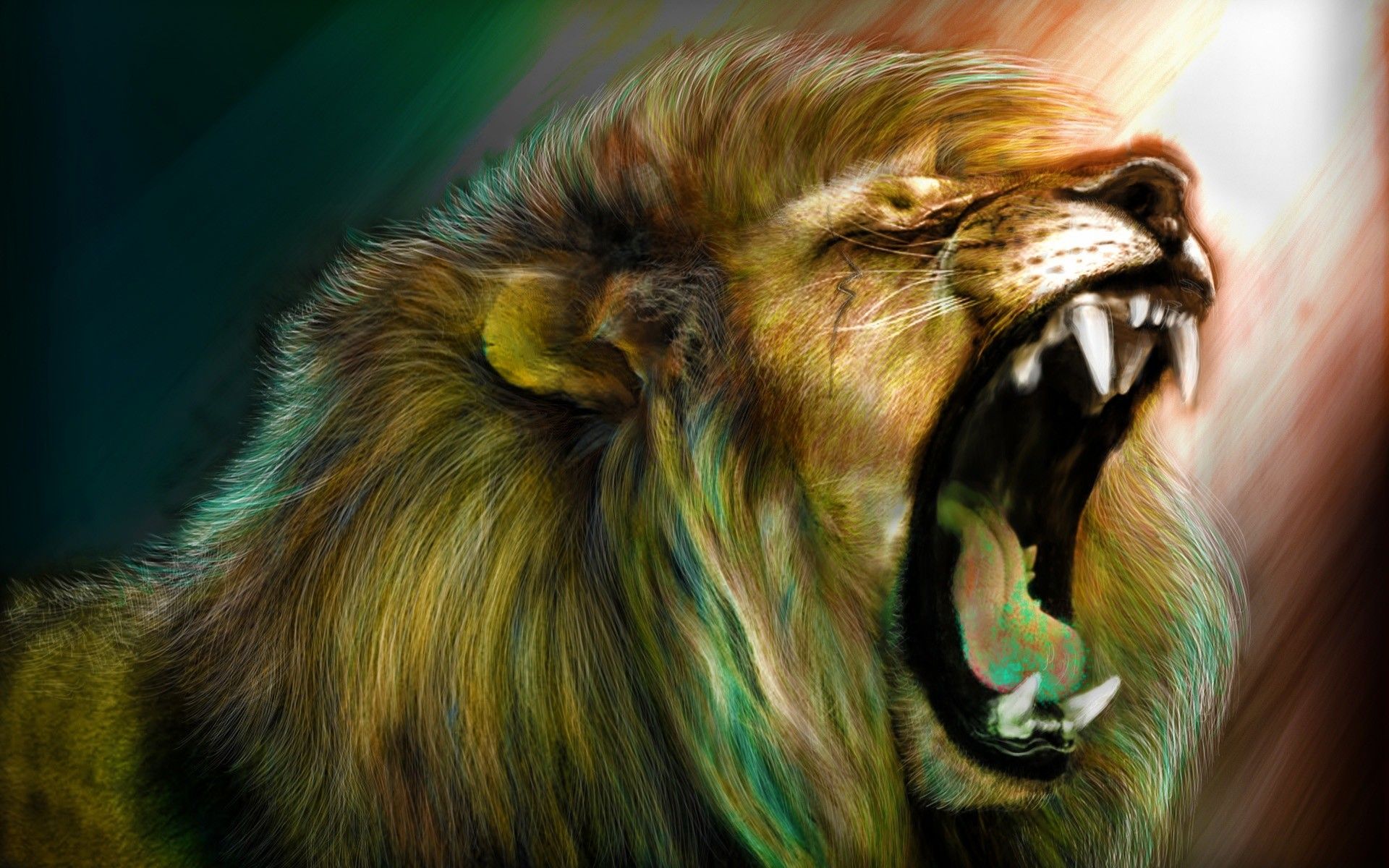 Fierce Lion Wallpapers