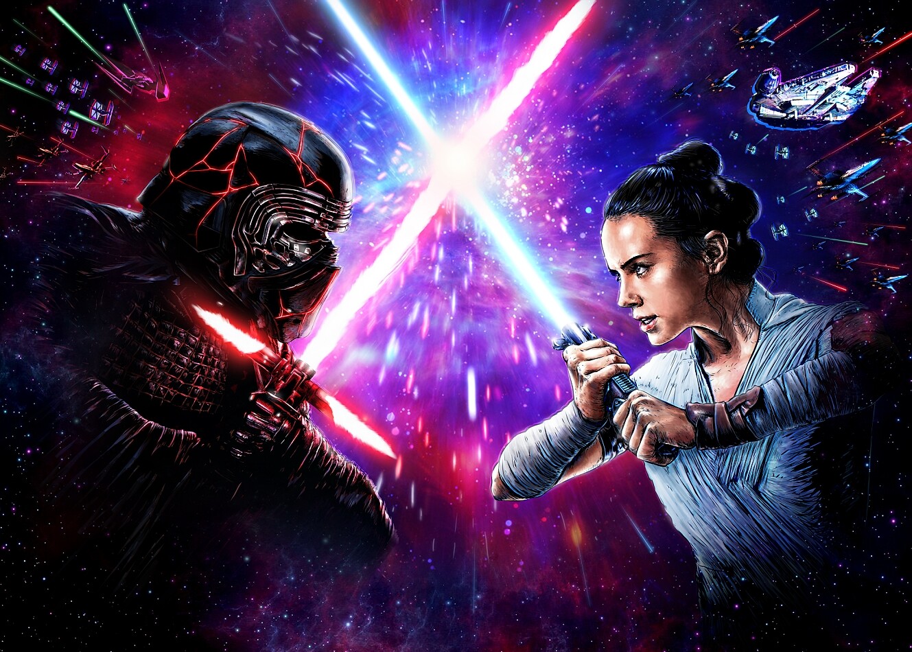 Final Battle Star Wars End Of Epic Saga Wallpapers