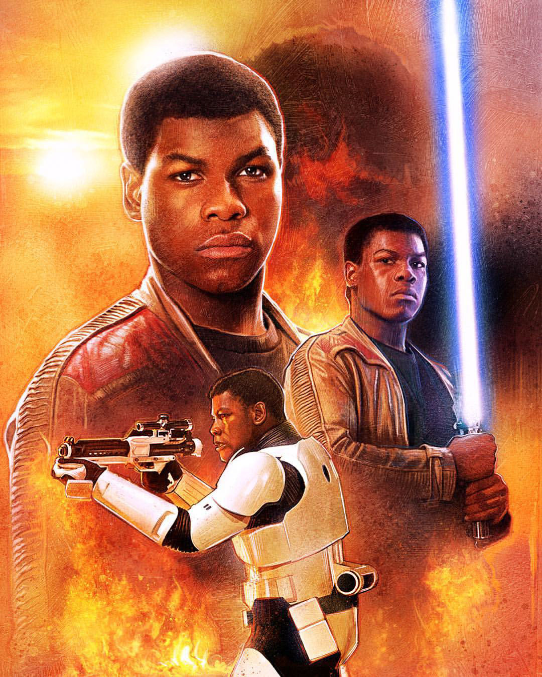 Finn Star Wars The Last Jedi Wallpapers