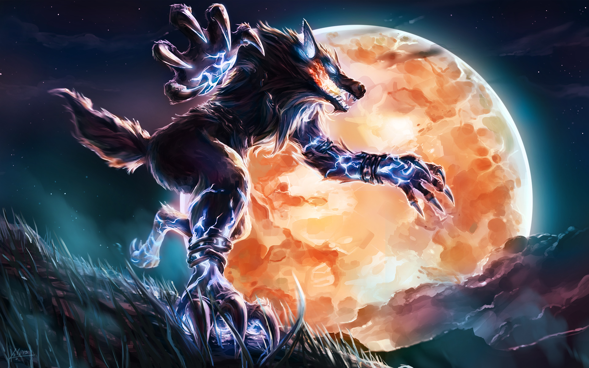 Finrawr Fenrir Smite Wallpapers