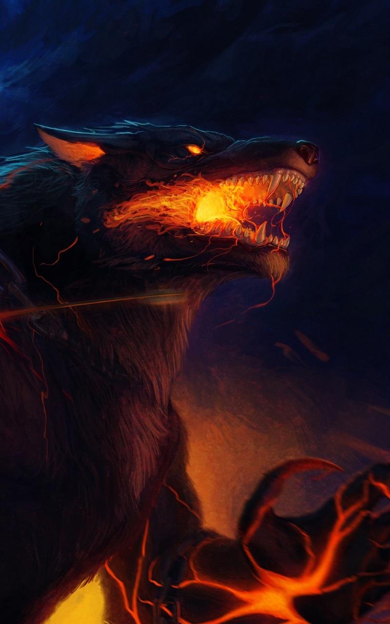 Finrawr Fenrir Smite Wallpapers