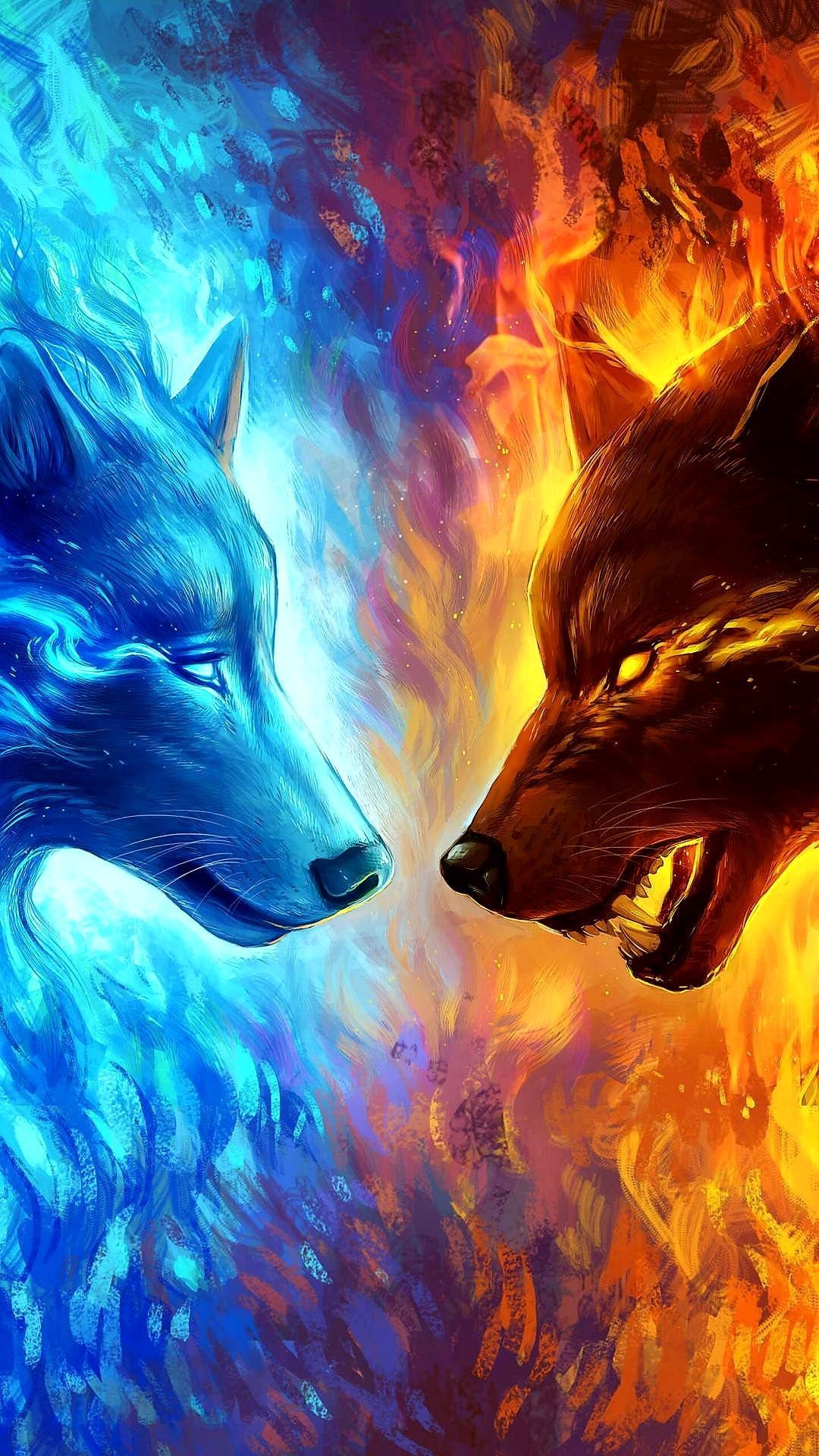 Fire And Ice Backgrounds