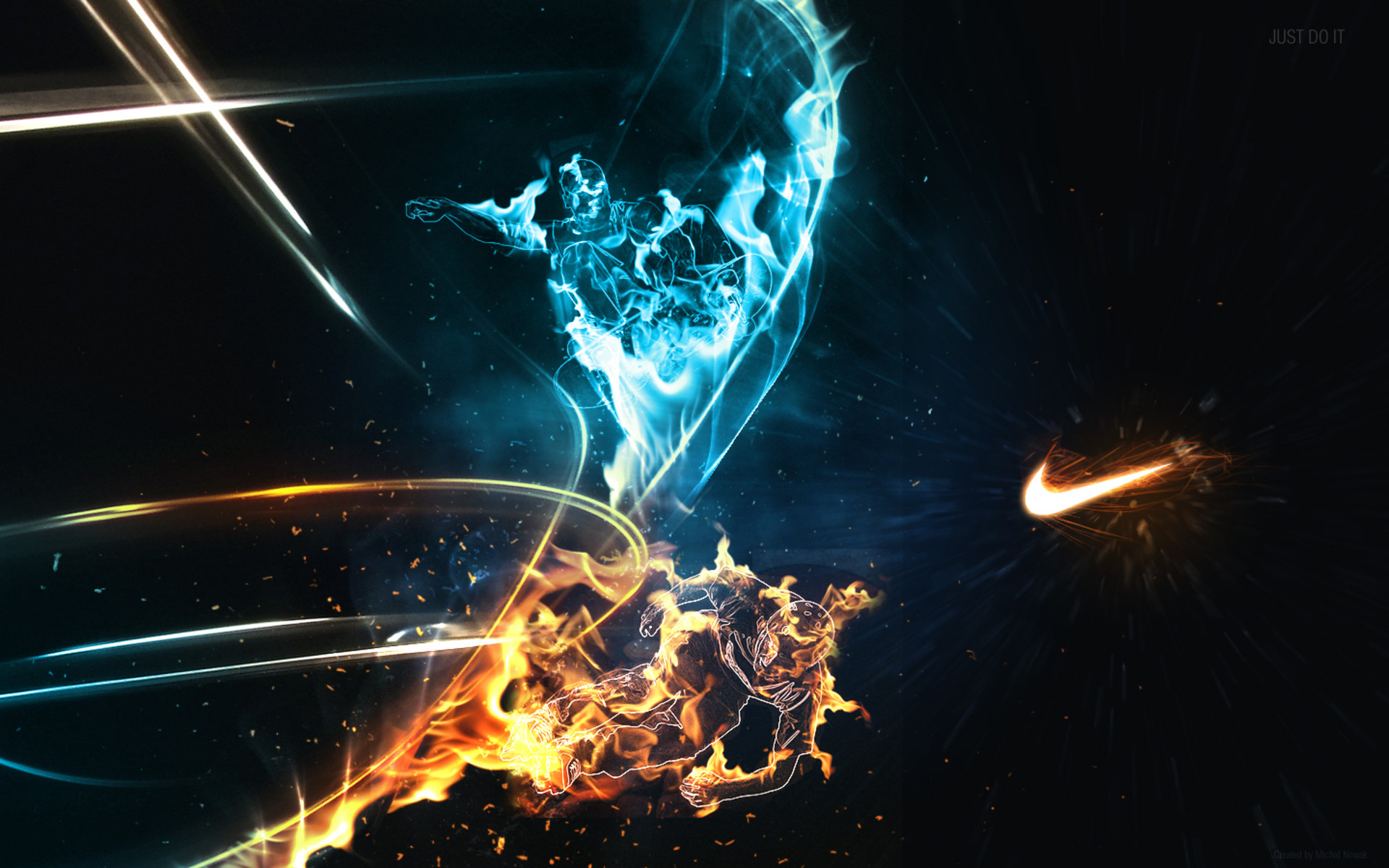 Fire And Ice Backgrounds