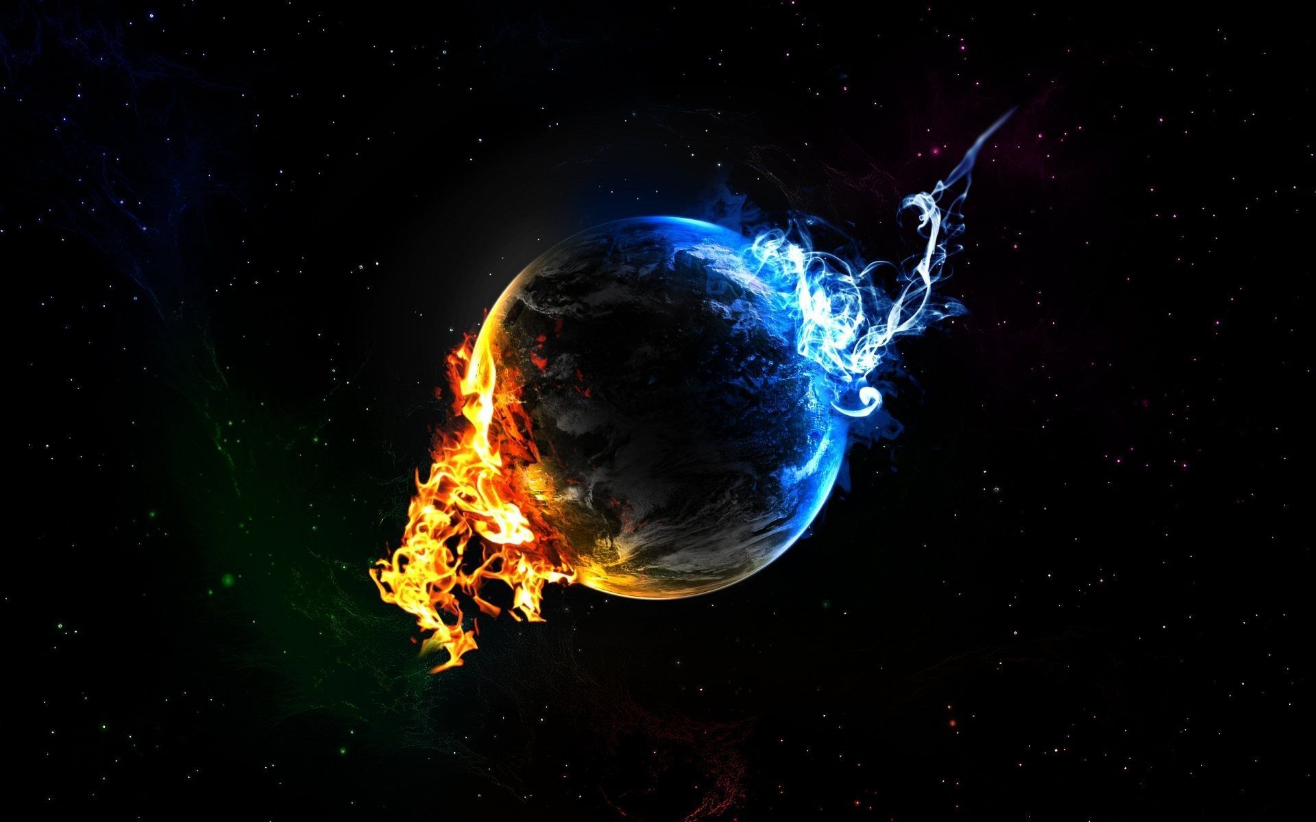 Fire And Ice Planet Wallpapers