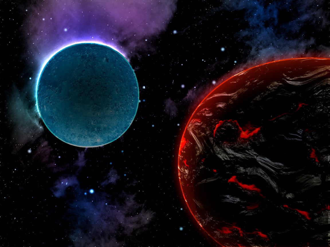 Fire And Ice Planet Wallpapers