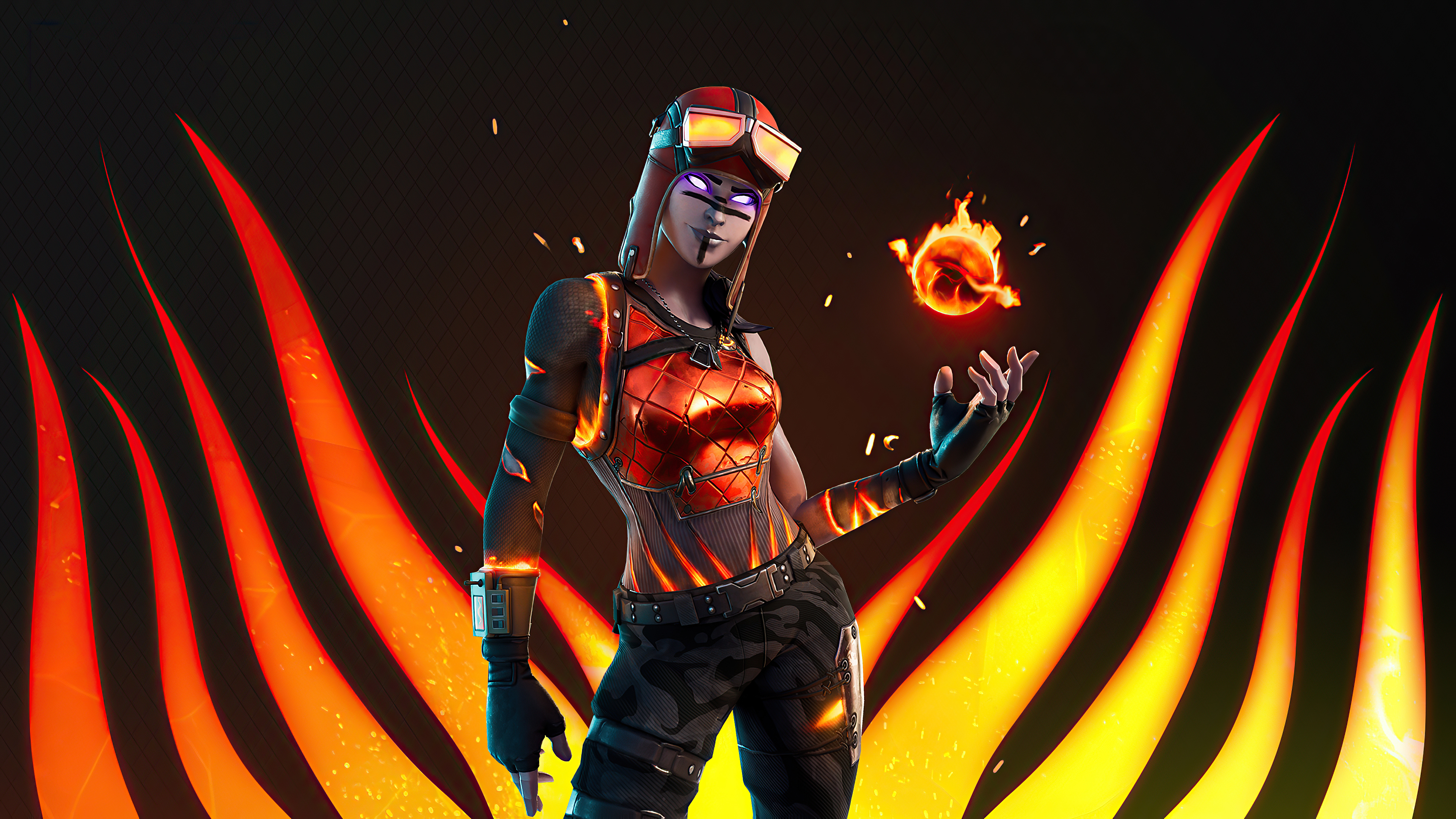 Fire Fortnite Wallpapers