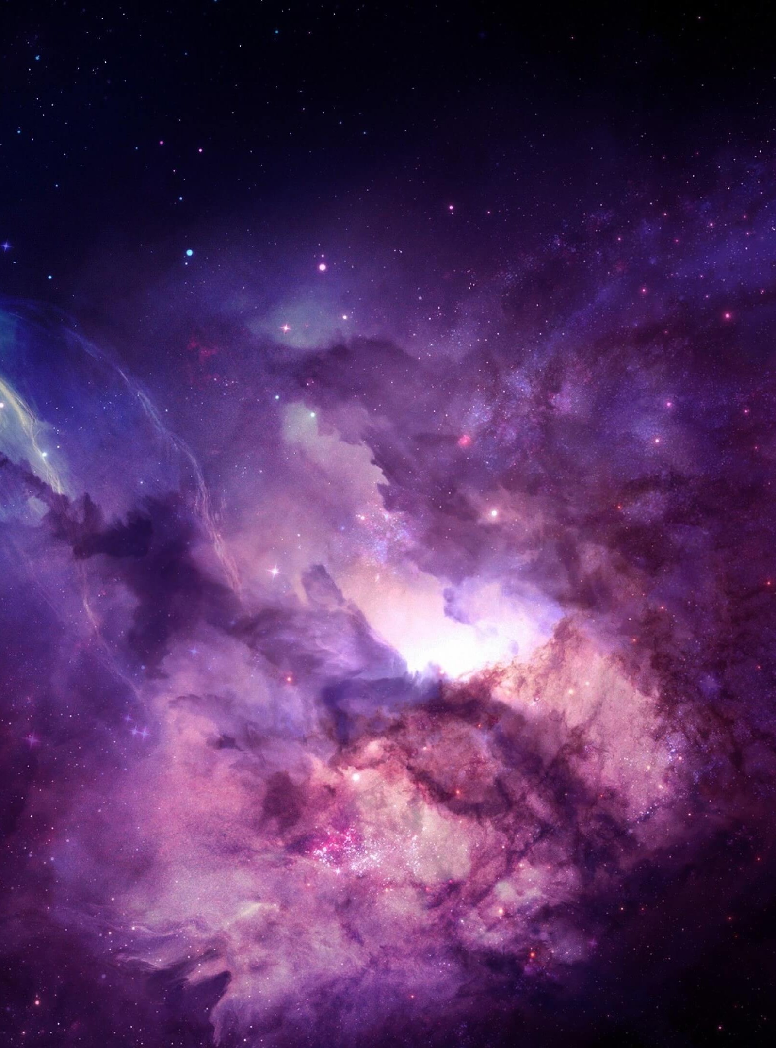 Fire Nebula Digital Wallpapers