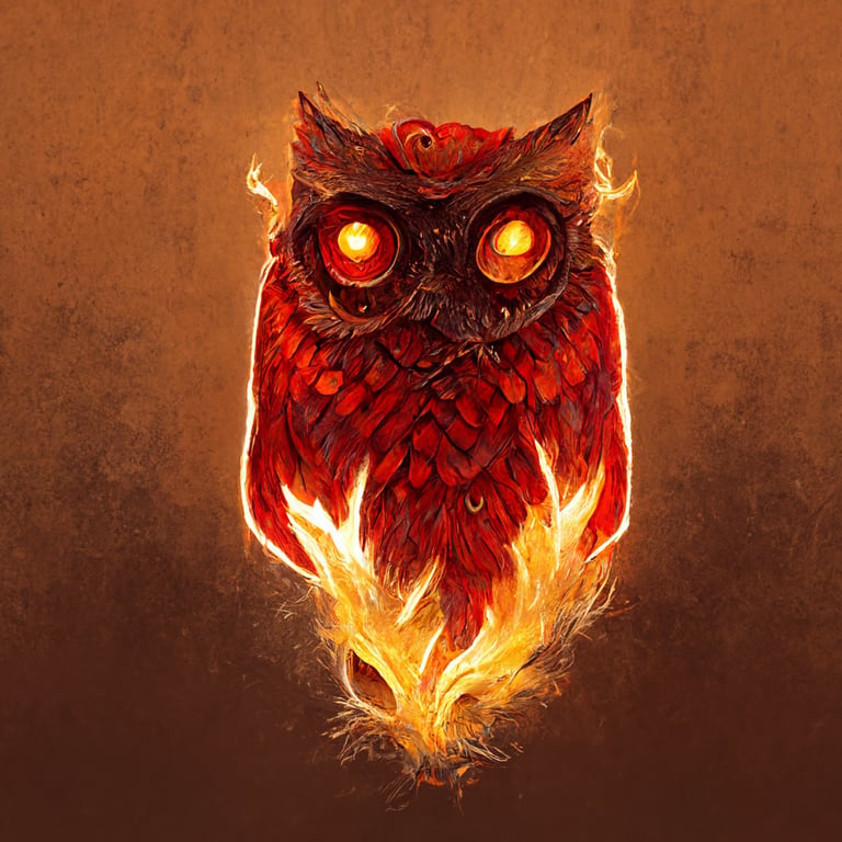 Fire Owl Wallpapers