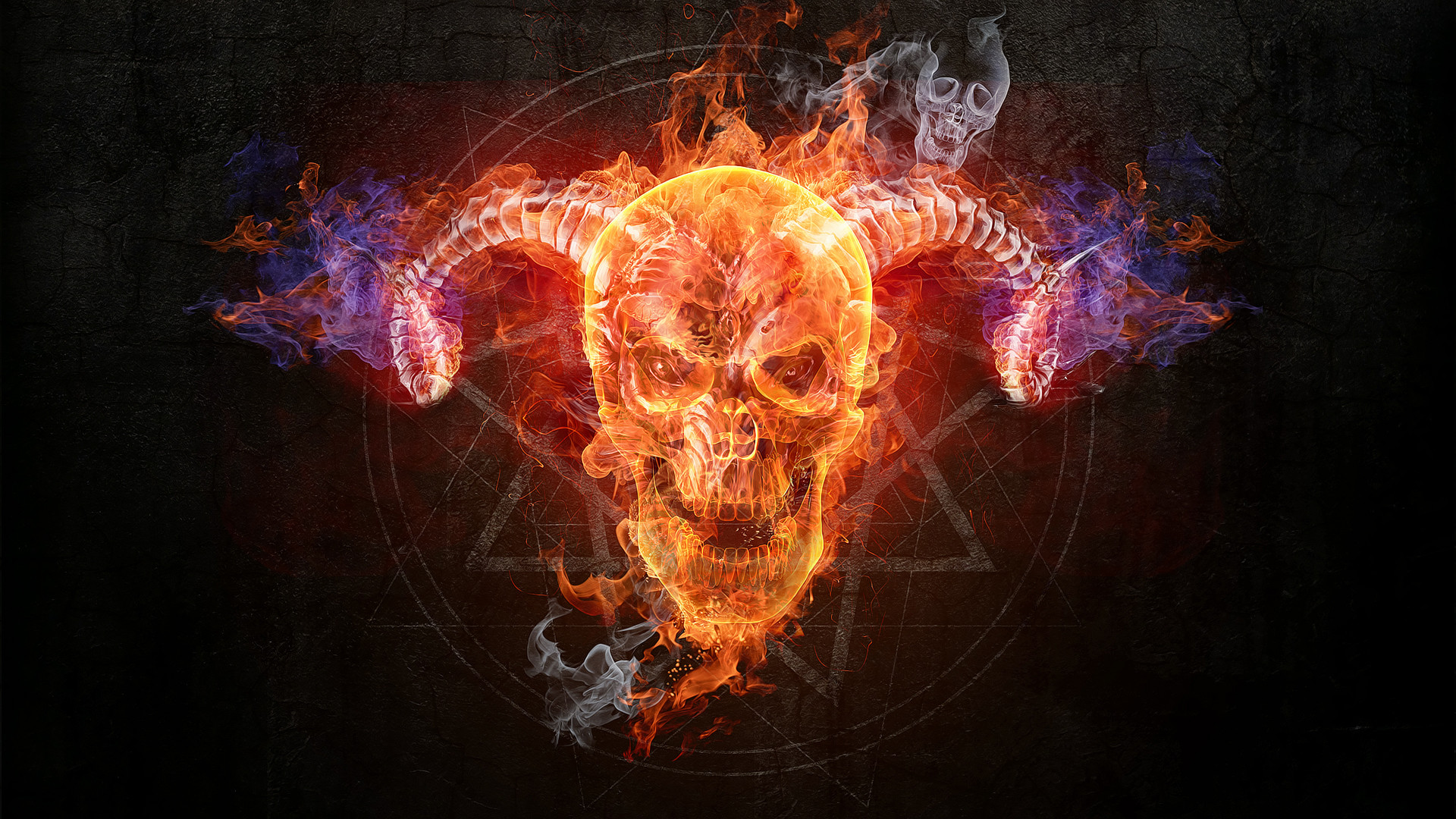 Fire Skull Wallpapers